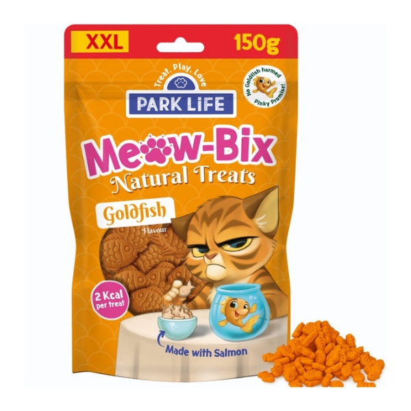 MeowBix Healthy Cat Treats - Goldfish Flavour