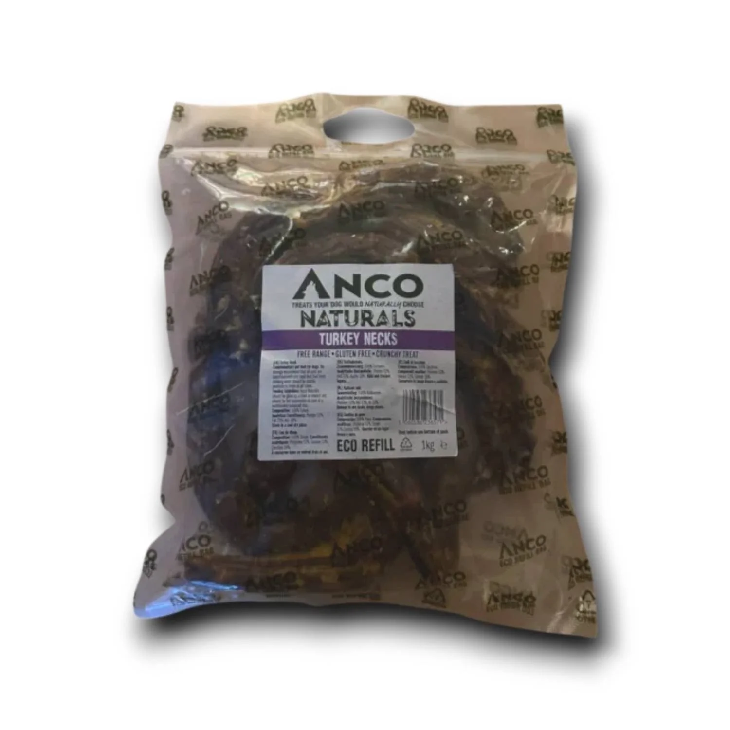 AWAITING DELIVERY Anco Naturals Turkey Necks Eco-Bag