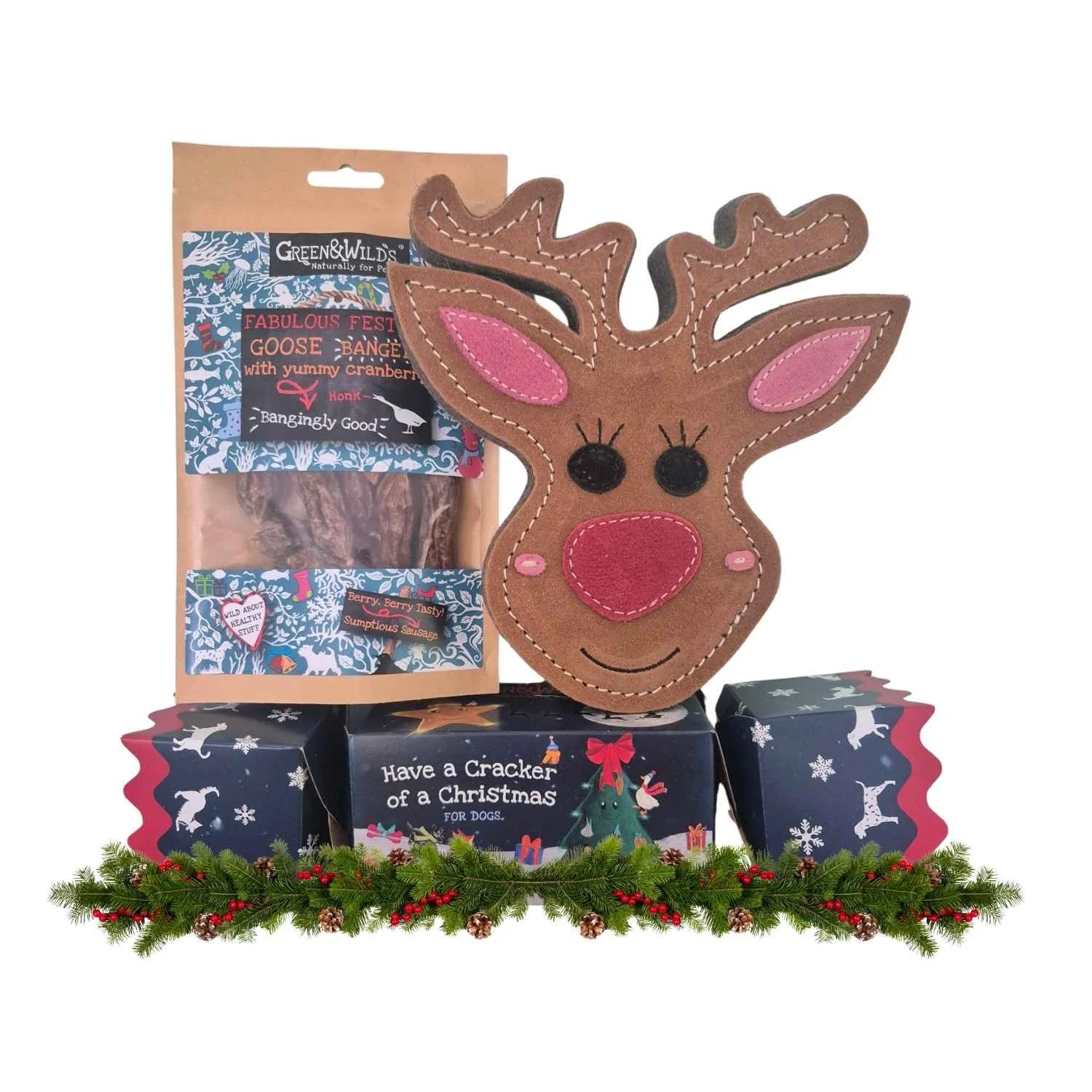 Christmas Toy & Treat Bundles for Dogs – Aurora Paws & Green & Wild's