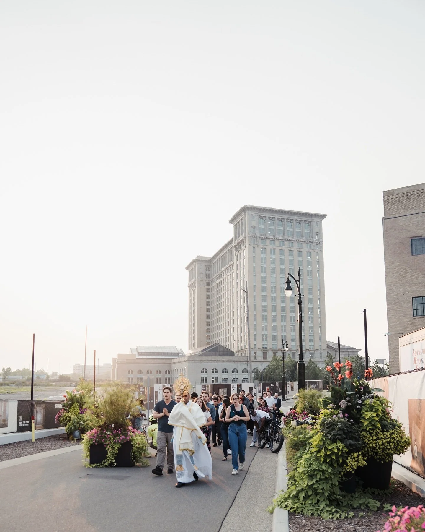 &ldquo;To love thee O Jesus, I have but today.&rdquo; &mdash;St. Therese of LIsieux 

ALL WE HAVE IS NOW 
Detroit Rising, Corktown, 7.31.2025