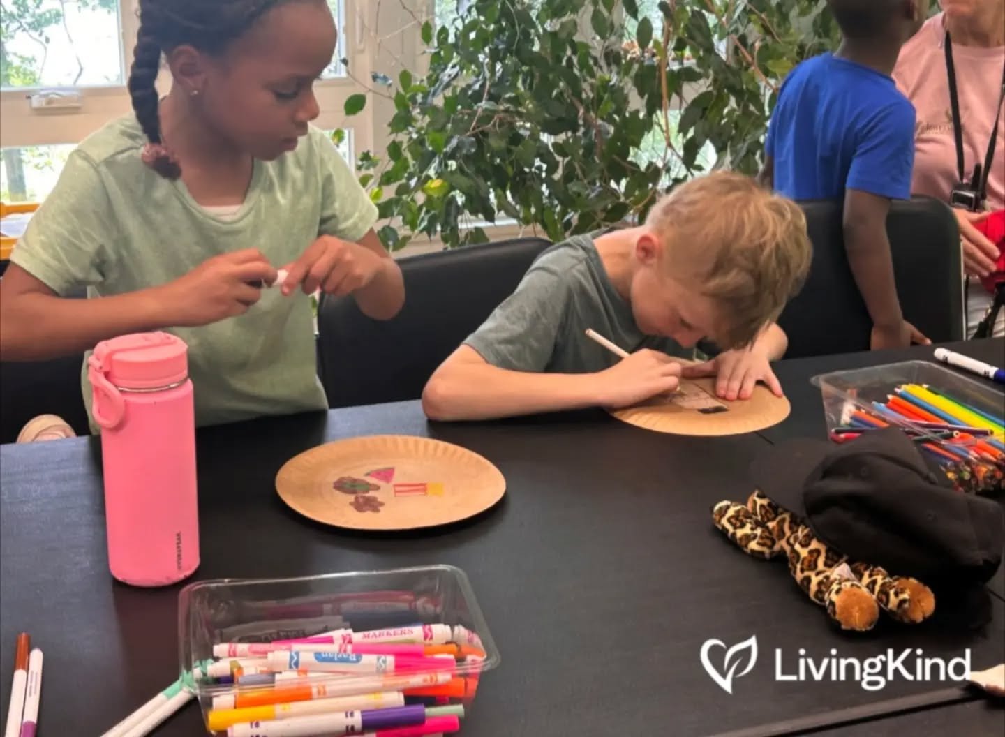 As Climate Camp continues, campers are having fun in the sun and channeling their creativity to make Food Prints!

By evaluating the carbon footprint of what we eat through these visual projects, campers are investigating the greenhouse gases associa