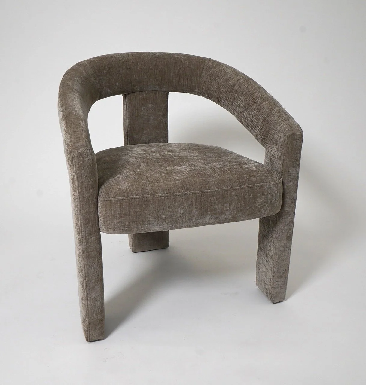 Greige Barrel Back Chair, $95, H31" x W26" x D26", 8 Total