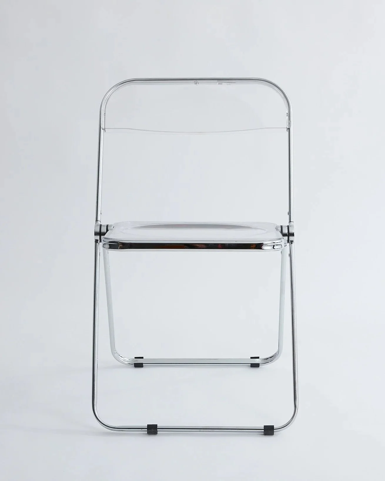 Chrome & Acrylic Folding Chair, $20, H29” X W18.7” X D18.7”, 100 Total