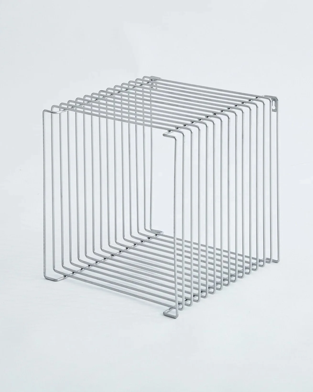 Chrome Wire Cube, $35, H14" x W14" x D14", 2 Total