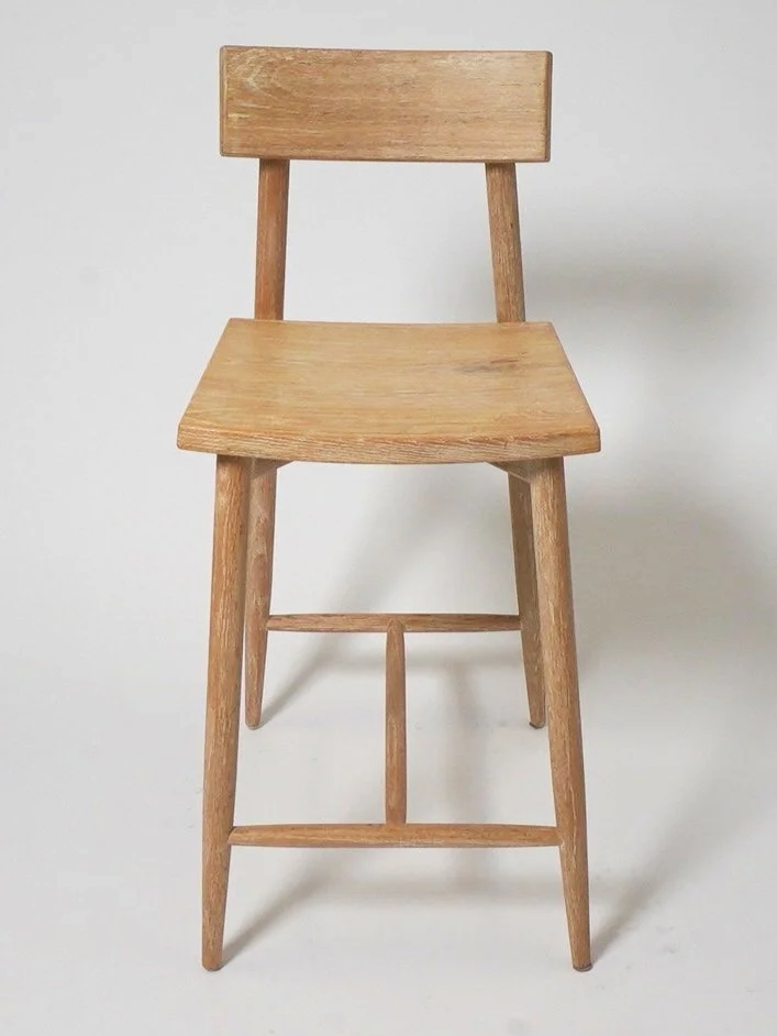 Solid Wood Bar Stool, $45, H"37 x W16" x D20", 2 Total