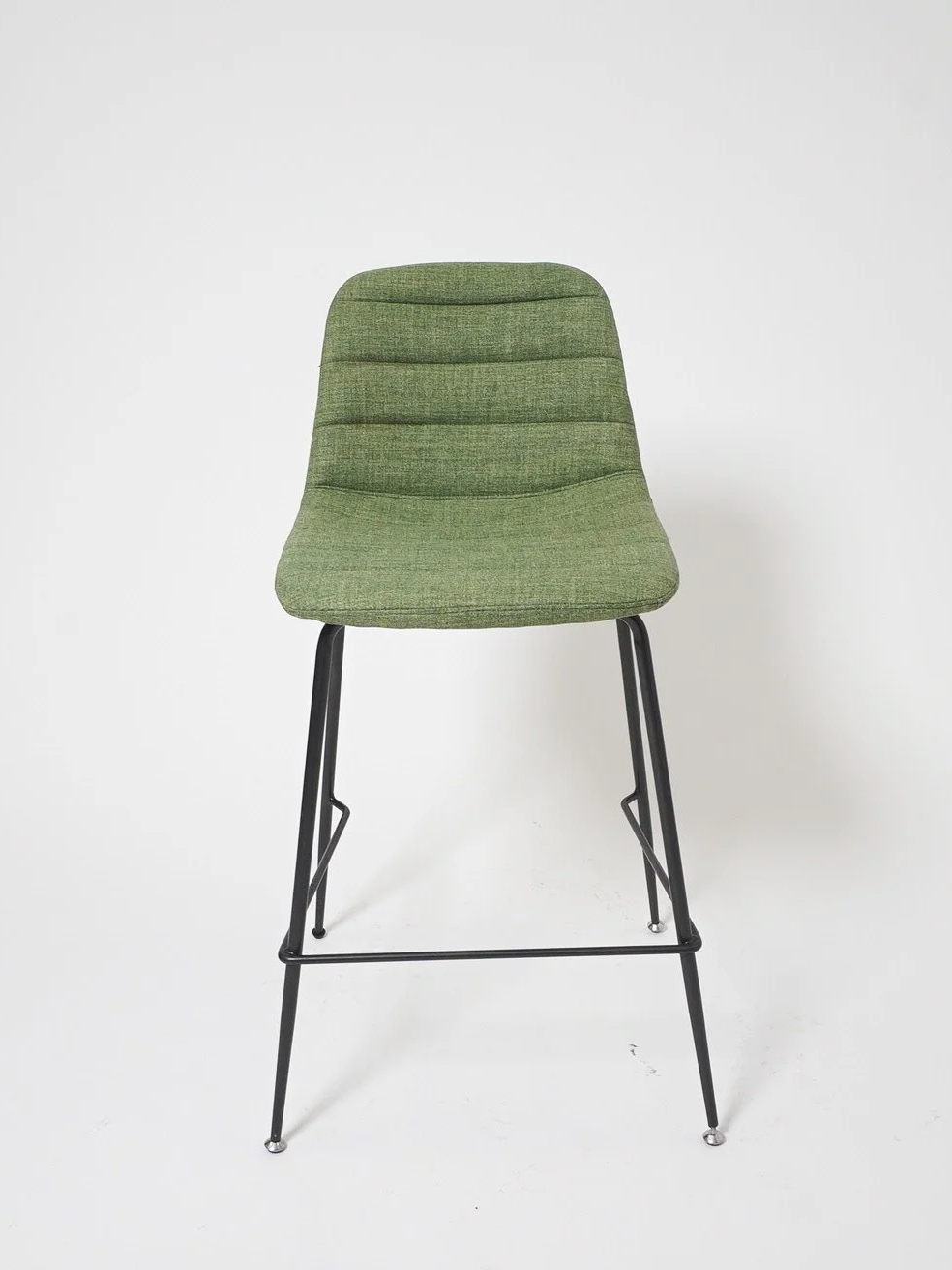 Green Upholstered Bar Stool, $55, H36" x W16" x D18", 4 Total