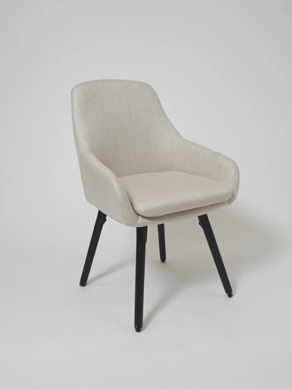 Beige Upholstered Dining Chair, $50, H34" x W22" x D23", 6 Total