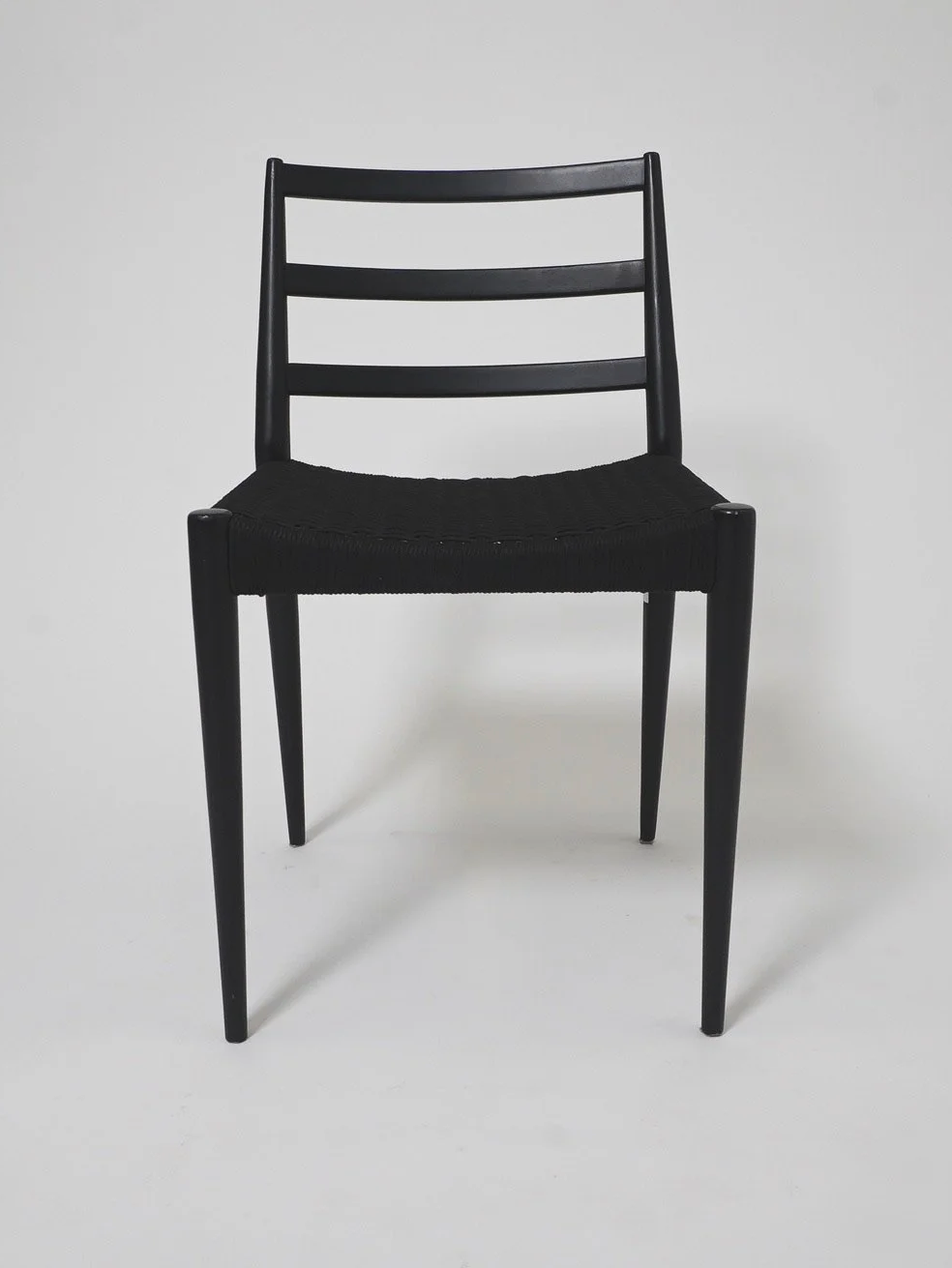 Black Rope Seat Chair, $50, H33" x W16" x D15", 6 Total