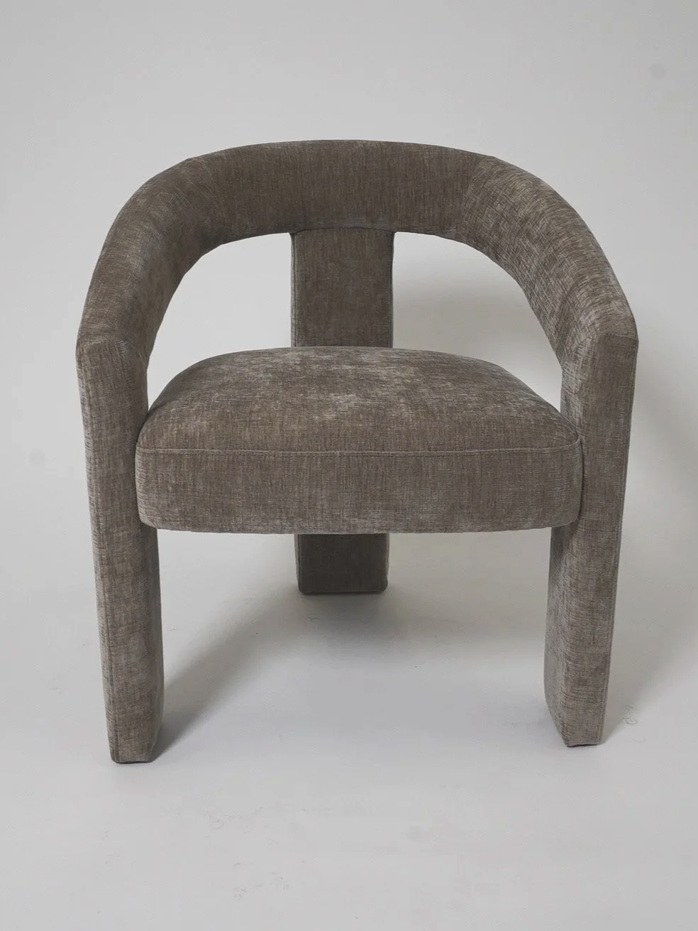 Greige Barrel Back Chair, $95, H31" x W26" x D26", 8 Total