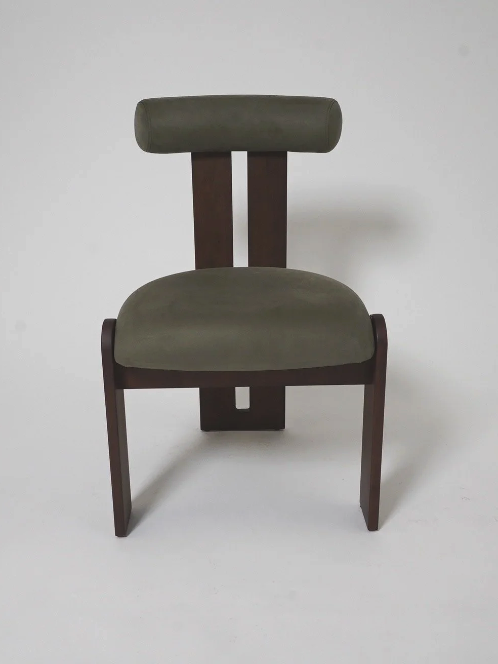 Green Upholstered T-Back Chair, $70, H32" x W21" x D21", 6 Total