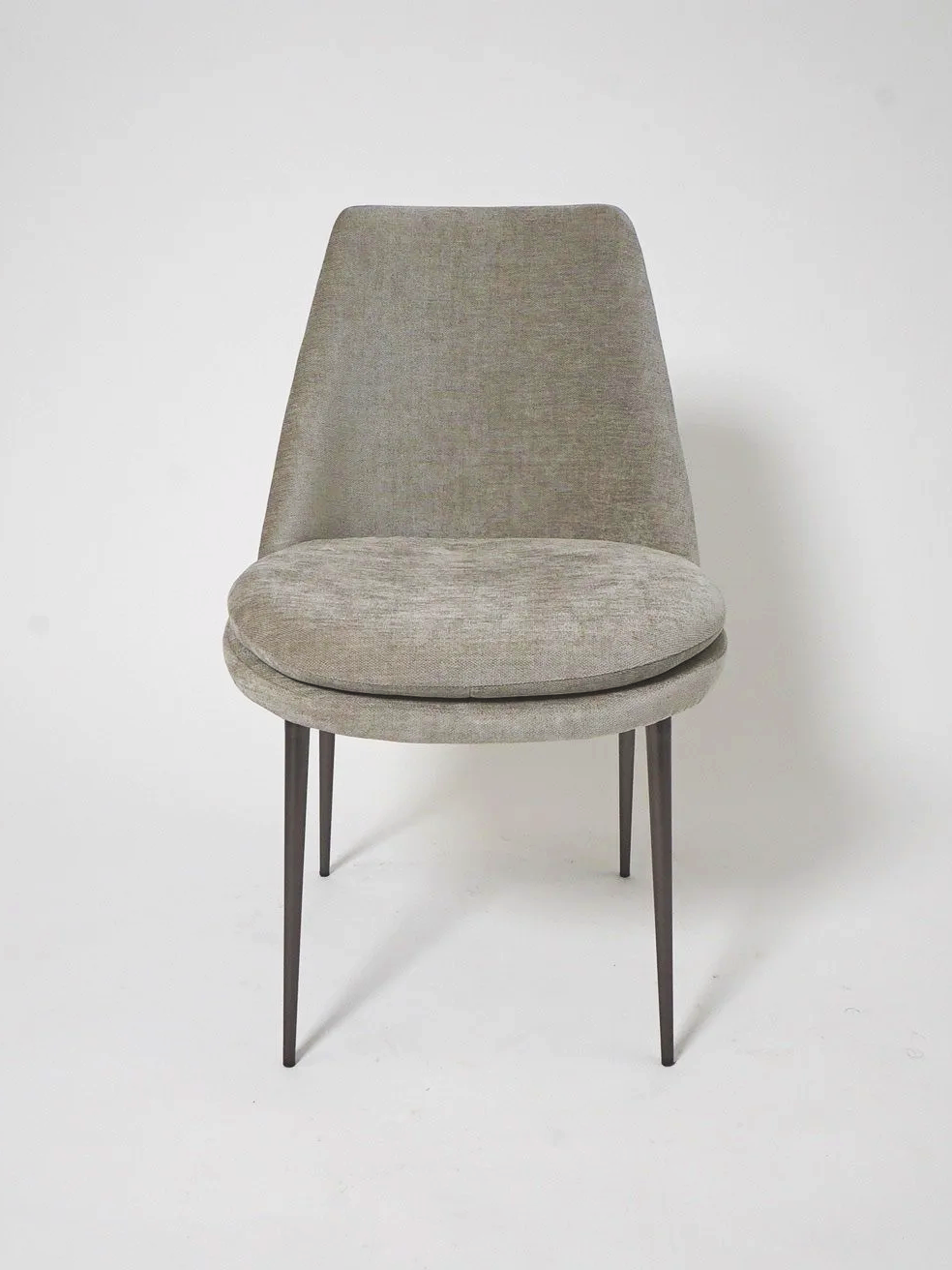 Beige Velvet Dining Chair, $95, H32" x W20" x D20", 1 Total