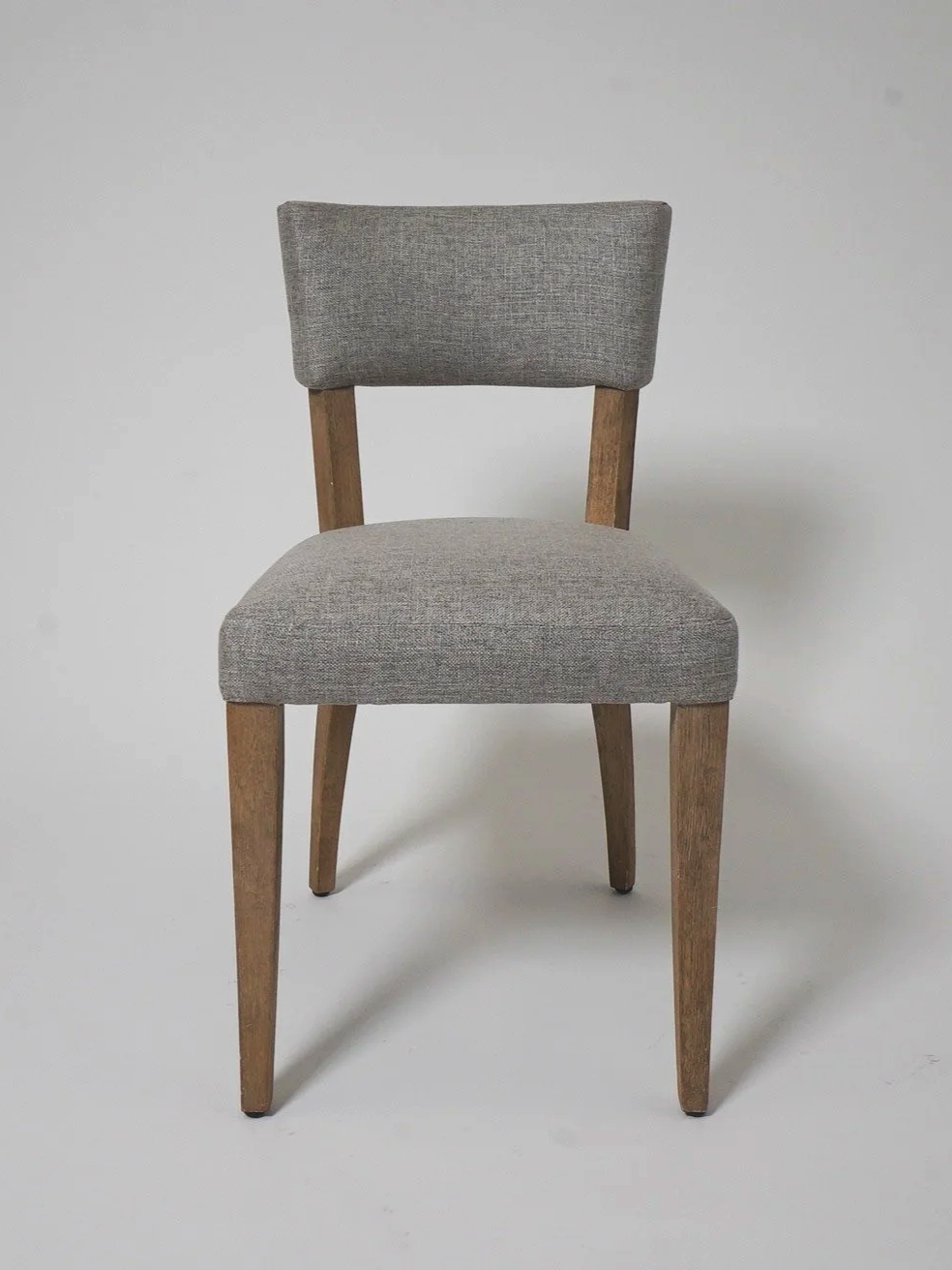 Light Grey Upholstered Chair, $45, H32" x W18" x D22", 6 Total