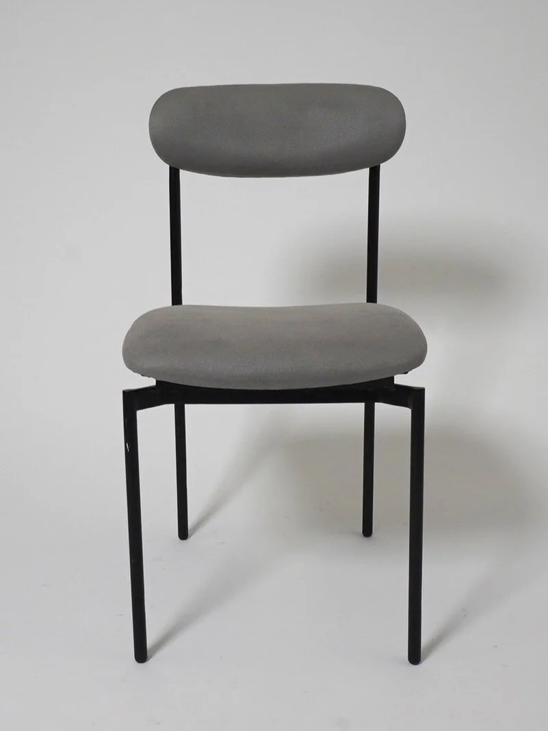 Grey & Black Chair, $40, H32" x W18" x D18", 1 Total