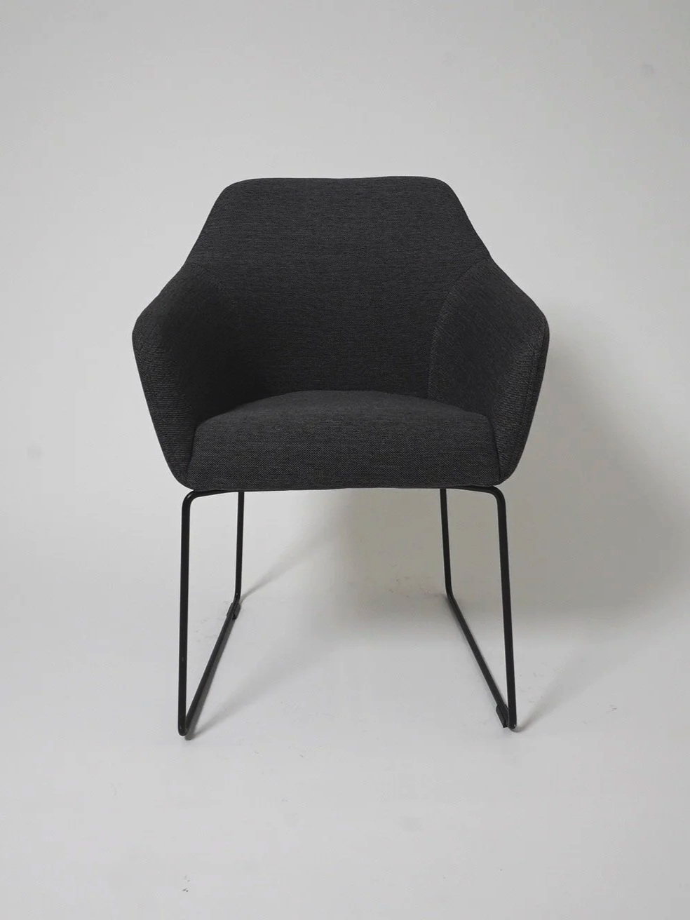 Grey Upholstered Armchair, $45, H32" x W24" x D23", 1 Total