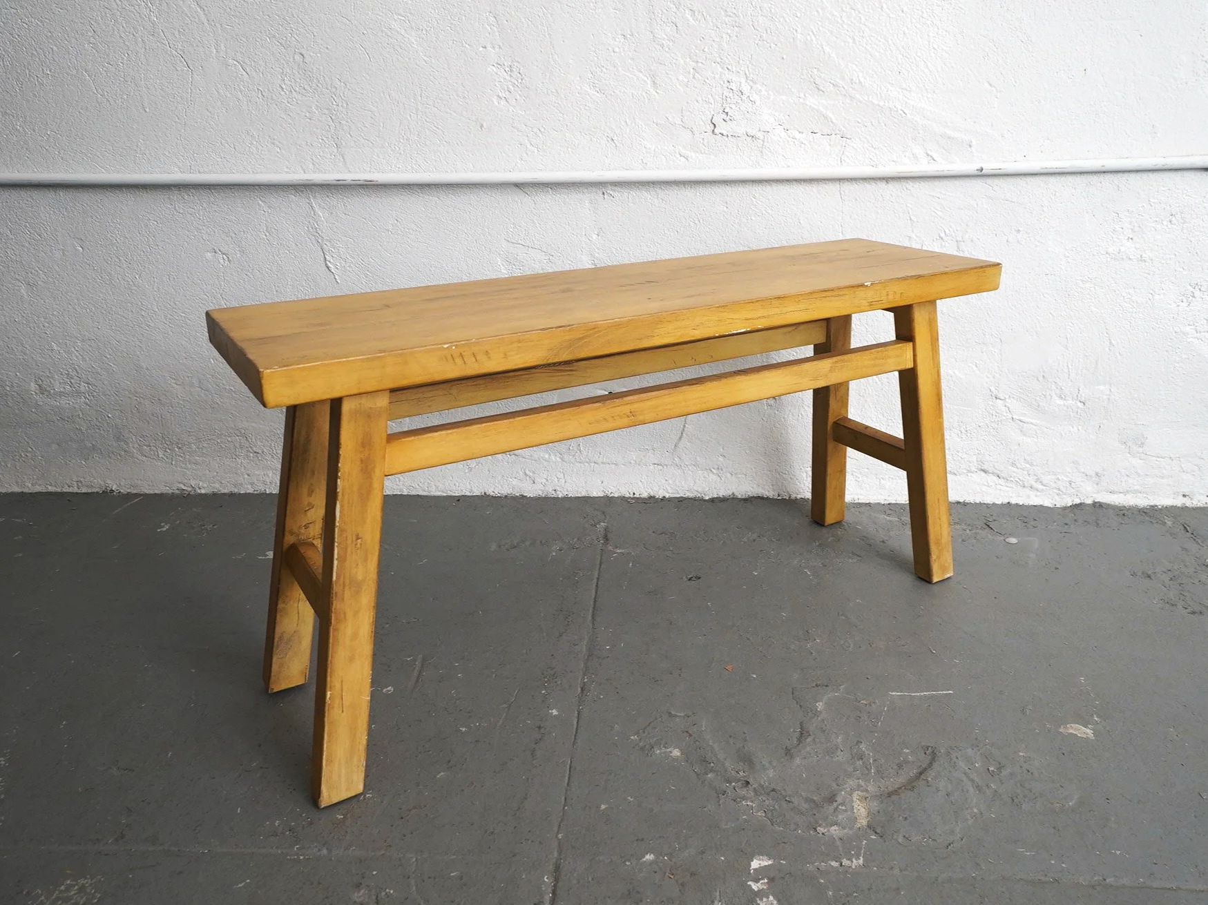 Petite Pine Bench, $50, H18" x W36" x D10", 2 Total