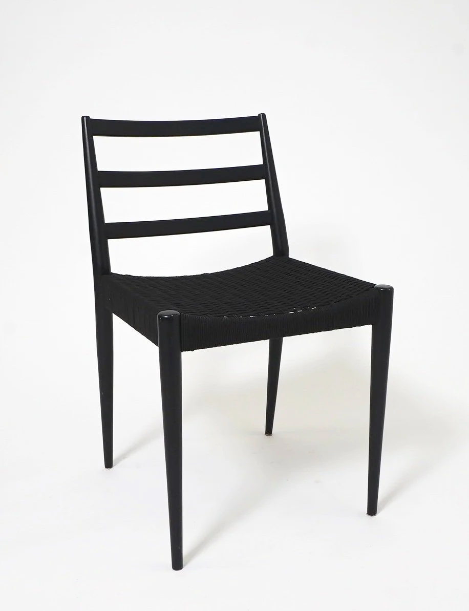 Black Rope Seat Chair, $50, H32' x W18" x D21", 6 Total