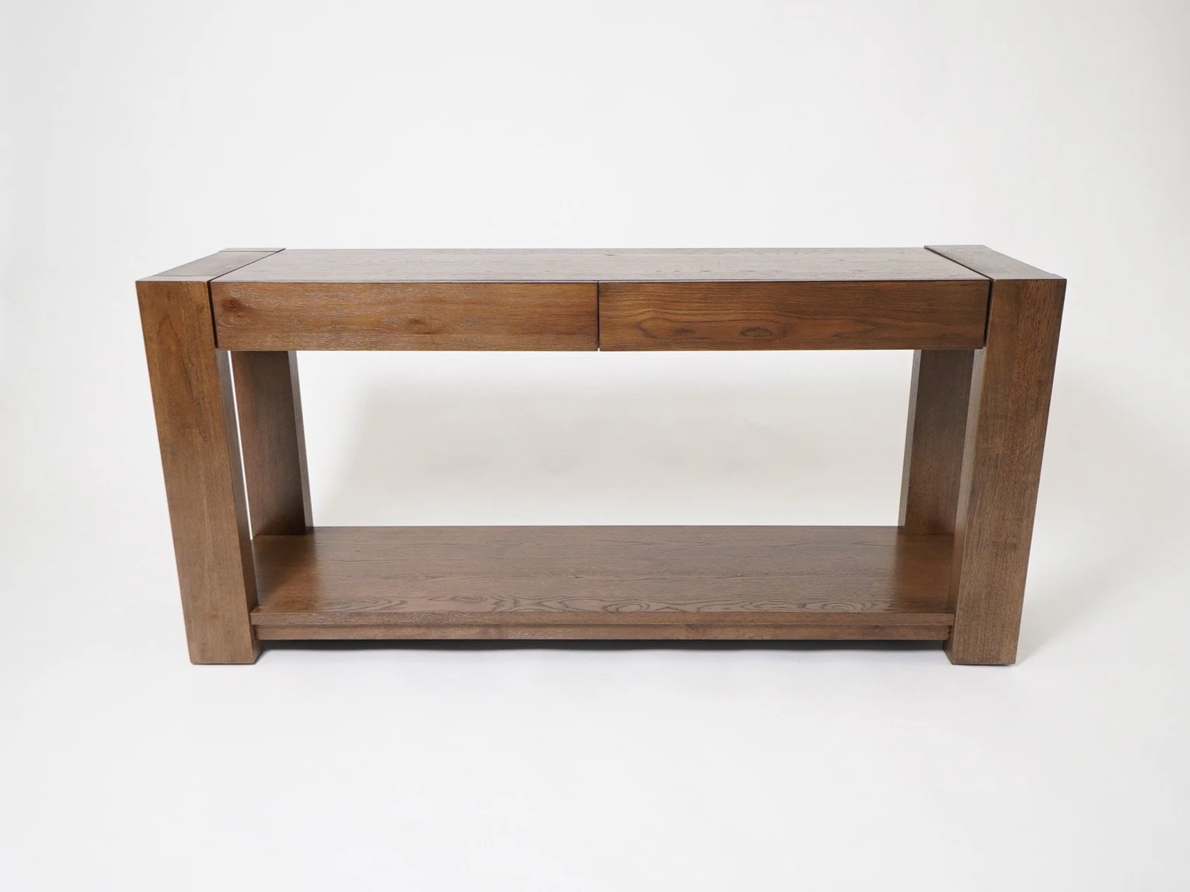 Dark Wood Console Table, $175, H30" x W62" x D17", 1 Total