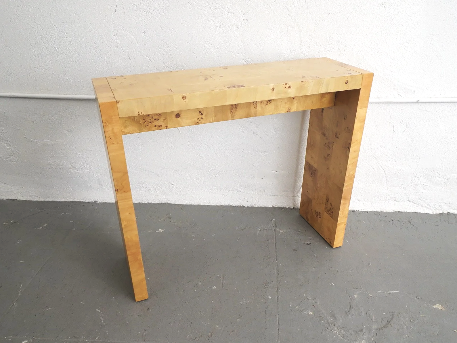 Burlwood Console Table, $120, H28" x W34" x D11", 1 Total