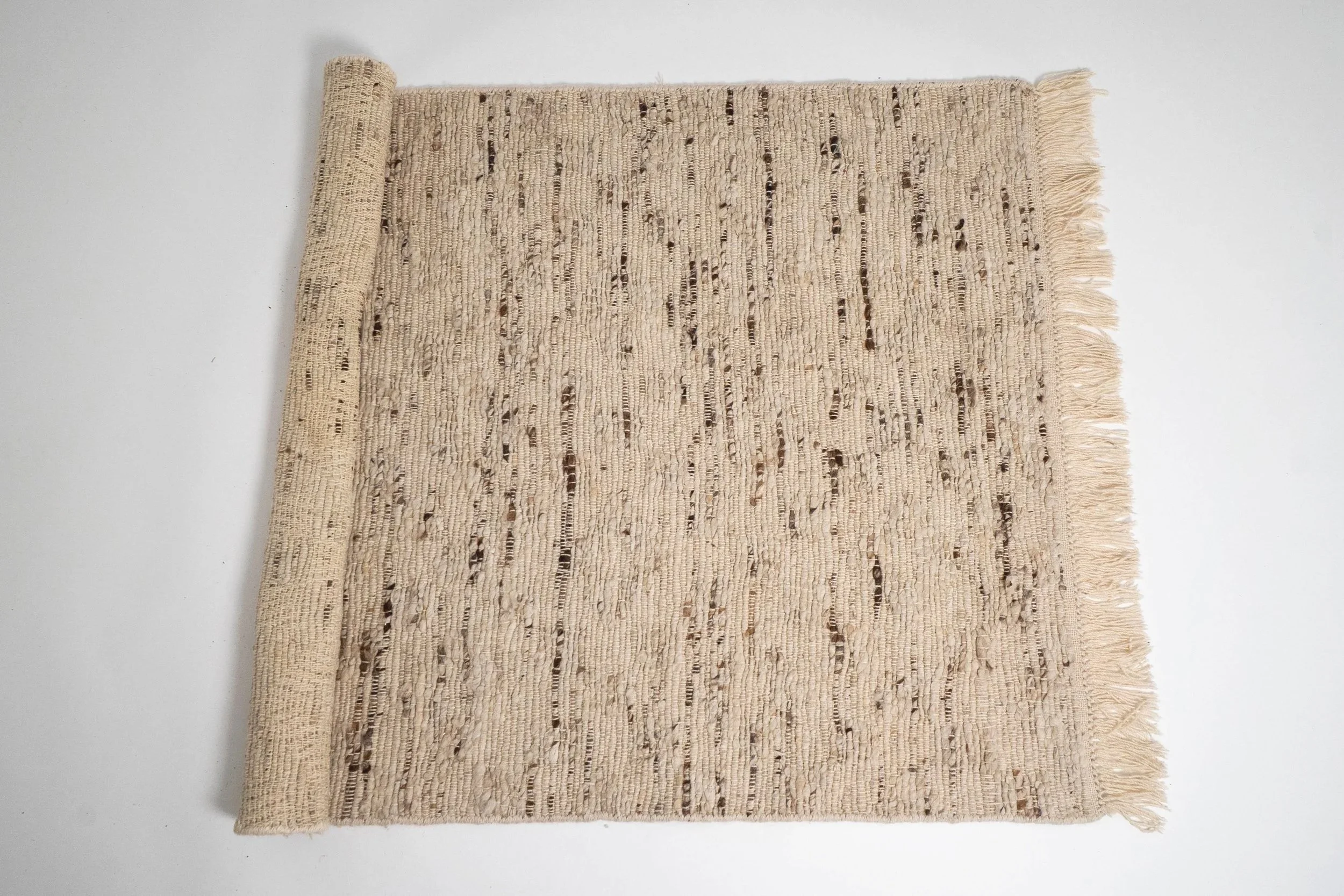 Marled Oatmeal Rug, $55, 48" x 77"