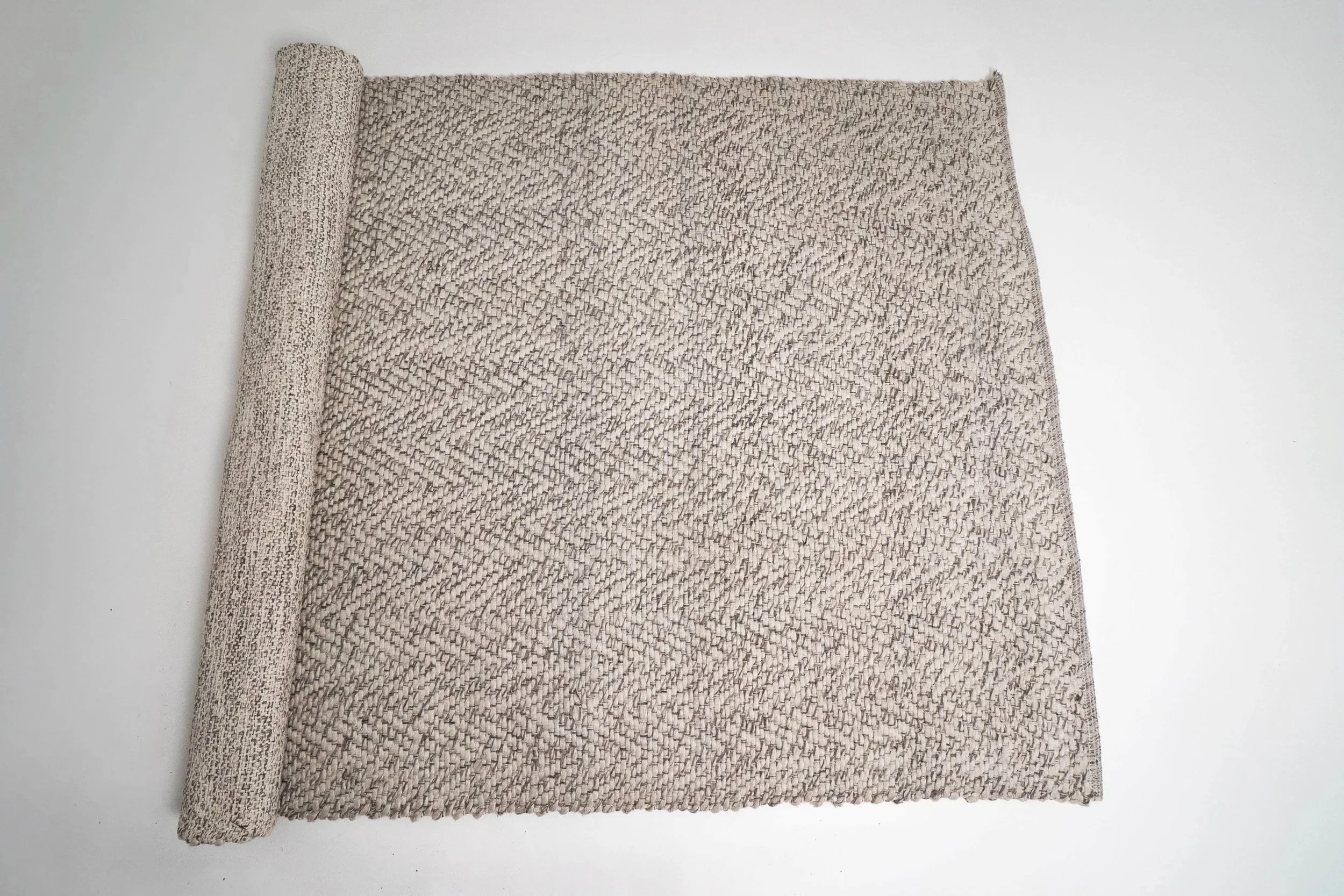 Herringbone Brown Rug, $200, 63" x 101"