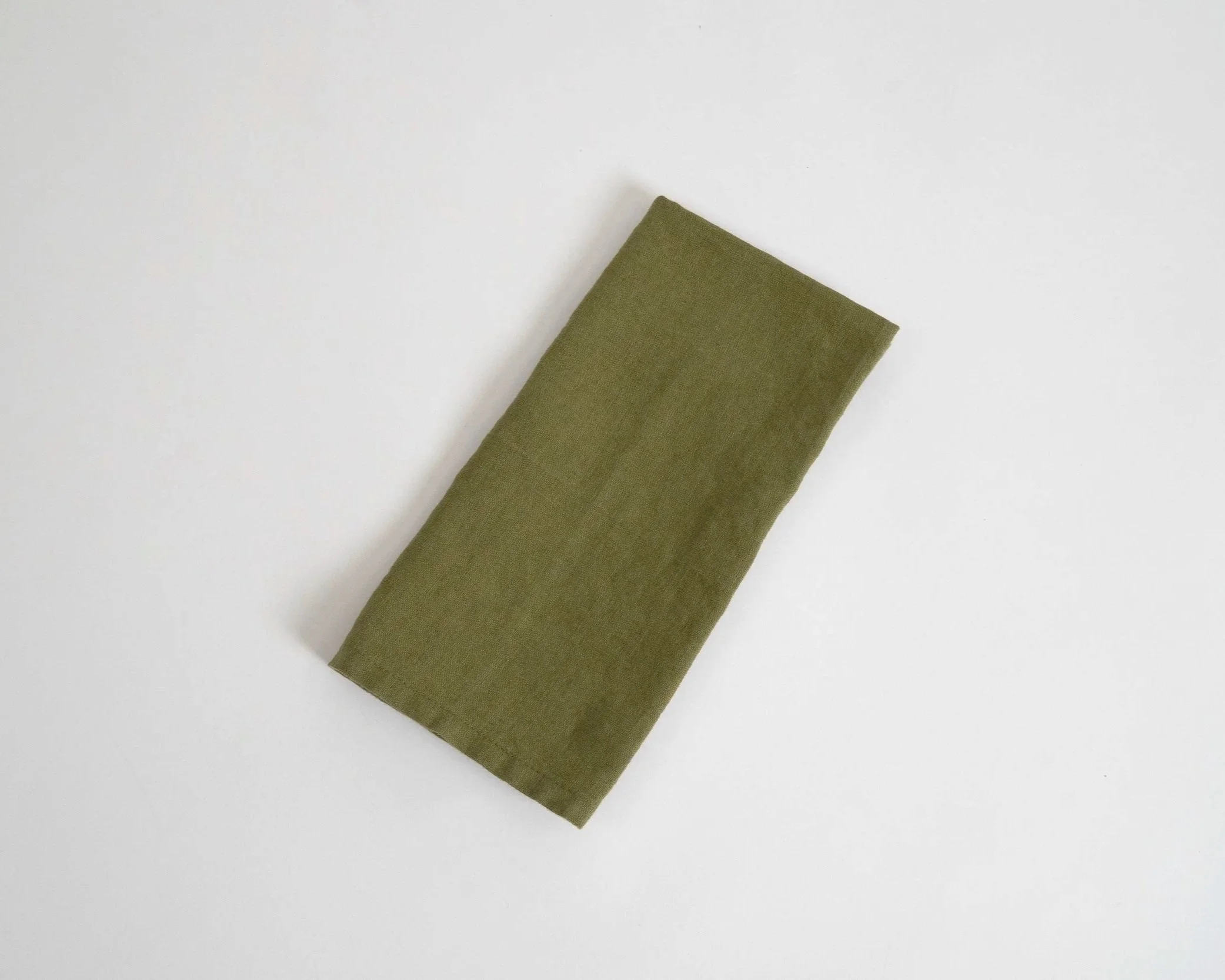 Olive Linen Napkin, $4 each, 50 total