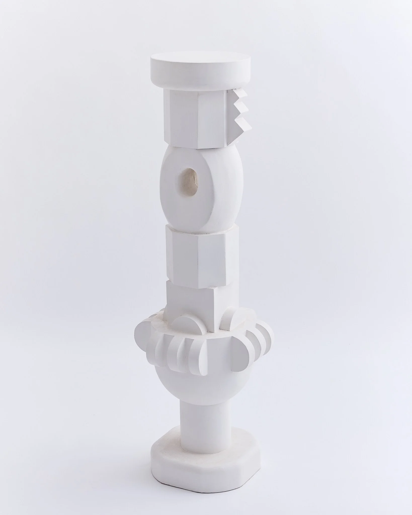 Large Geo Pedestal, $120, H48" x W12.5" x D12.5", 2 Total