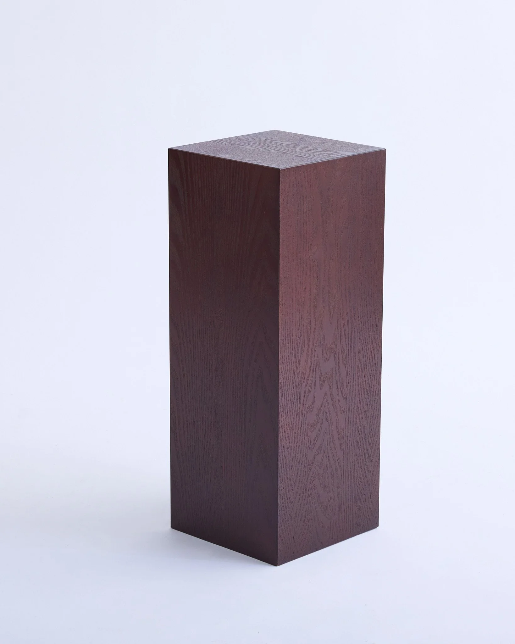 Dark Wood Plinth, $50, H24" x W9" x D9", Single