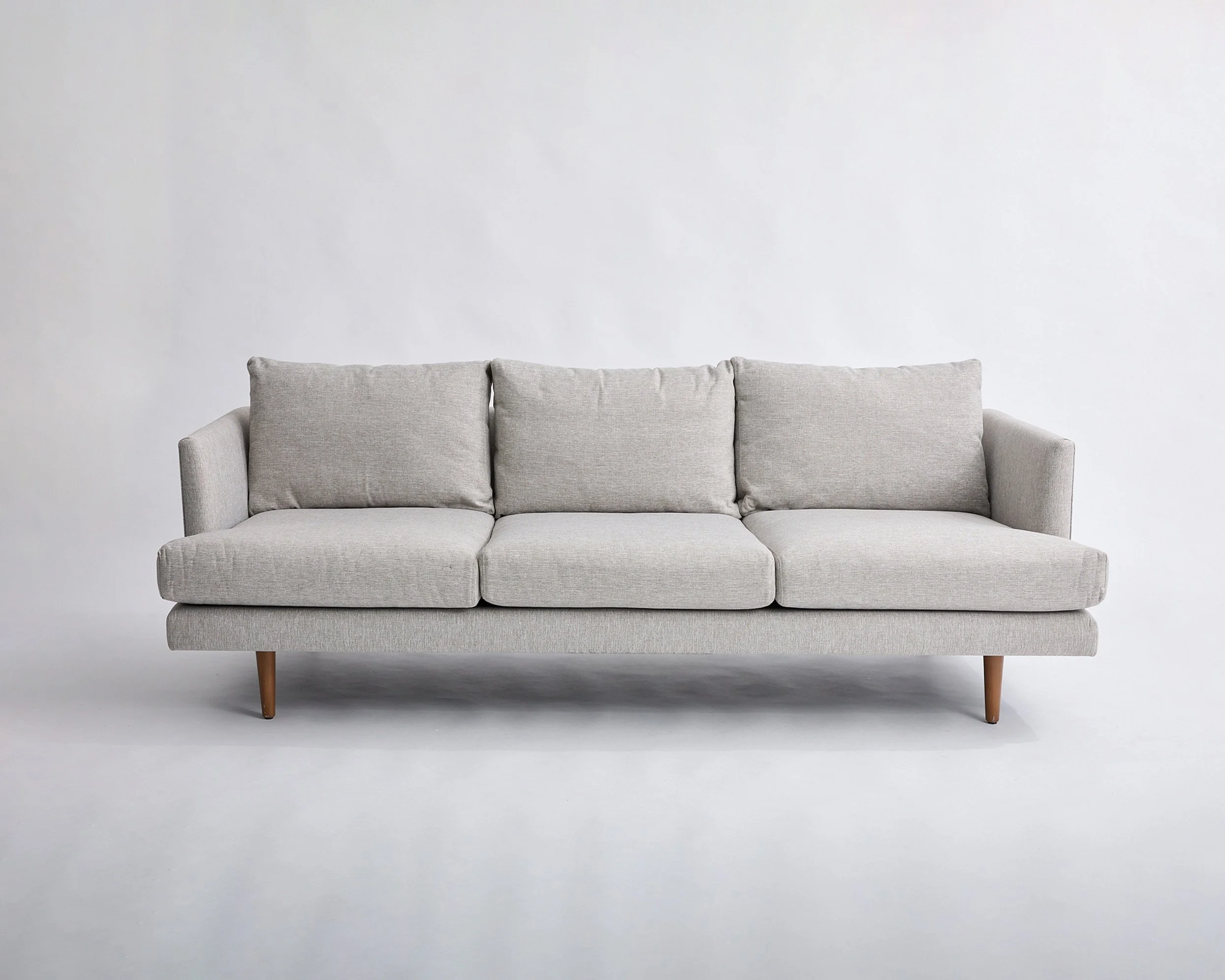 GREIGE LINEN BLEND SOFA, $400, H32" X W90" X D36", Single