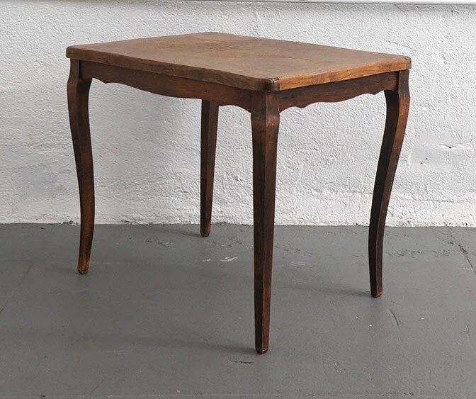 Vintage Wood Side Table, $100, H18" x W23" x D16", Single