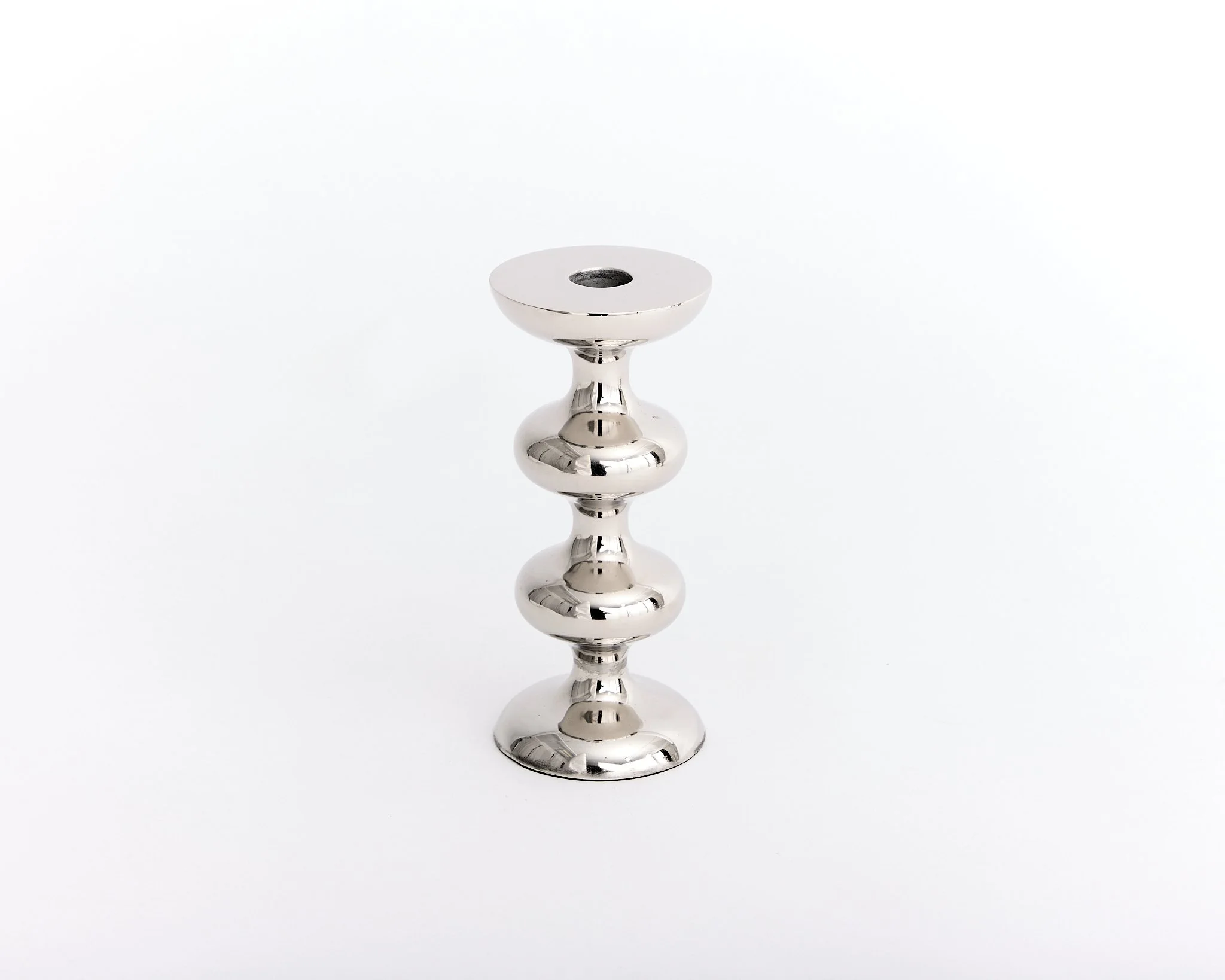 MEDIUM BUBBLE CANDLESTICK, H7” X W3", $10 each, 6 TOTAL