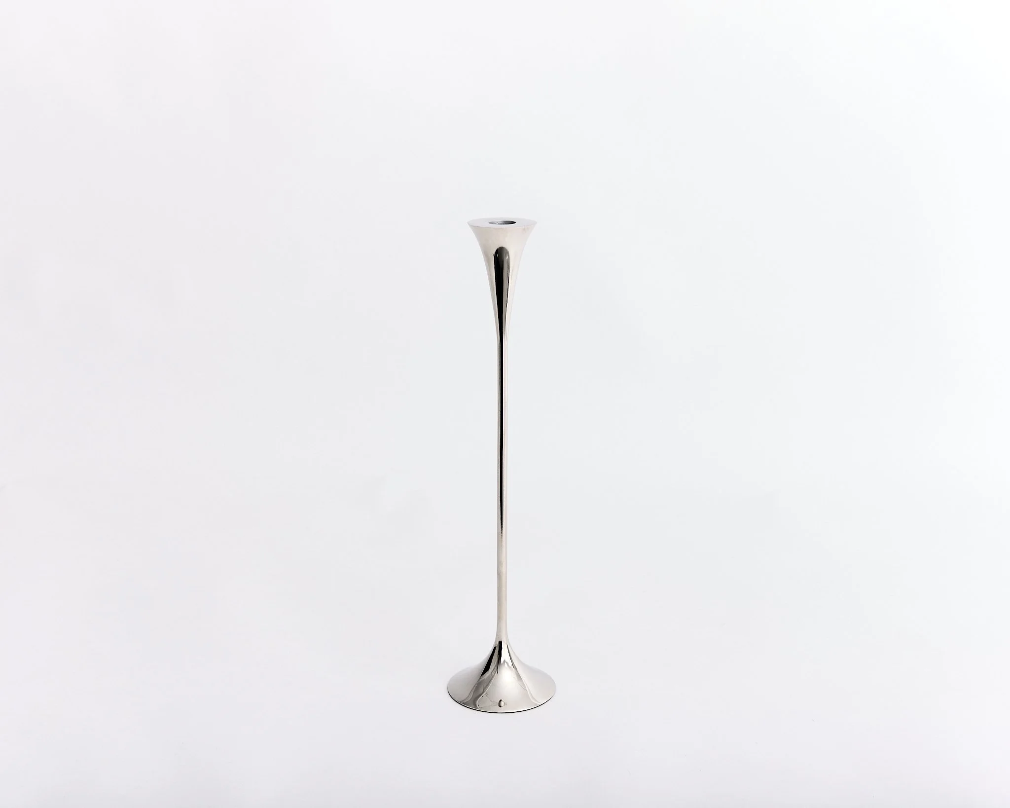 12” CHROME CANDLESTICK, $10 each, 10 TOTAL
