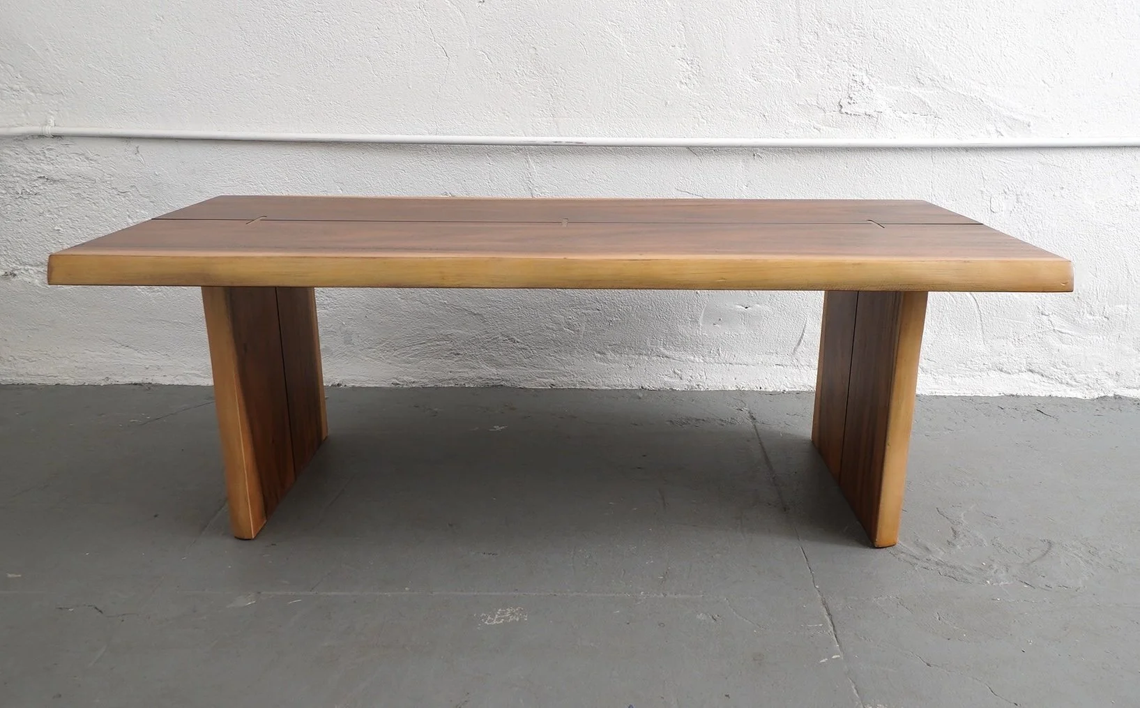 Pecan Live Edge Coffee Table, $150, H18" x W52" x D24", Single