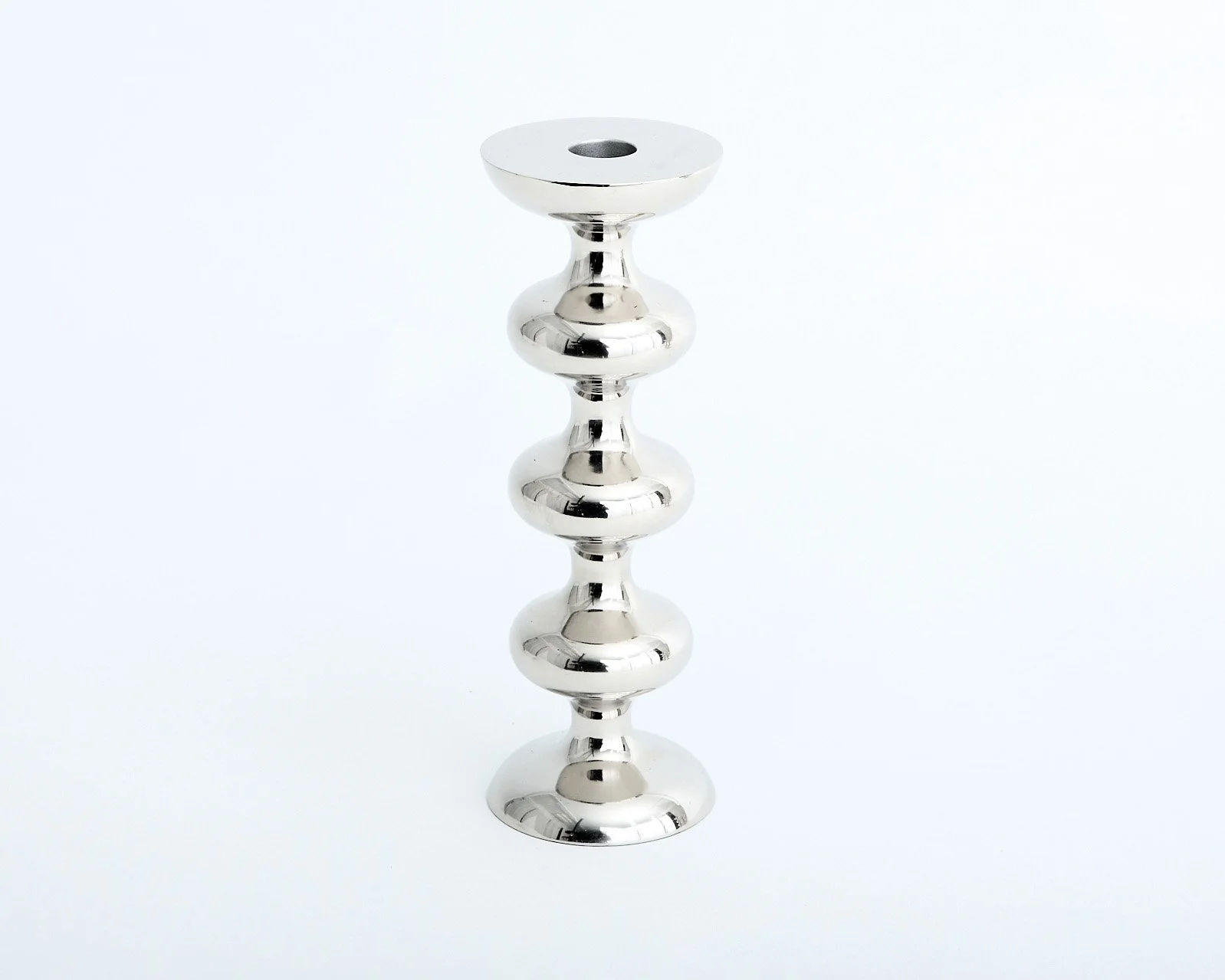 TALL BUBBLE CANDLESTICK, H9” X W3", $12 each, 6 TOTAL