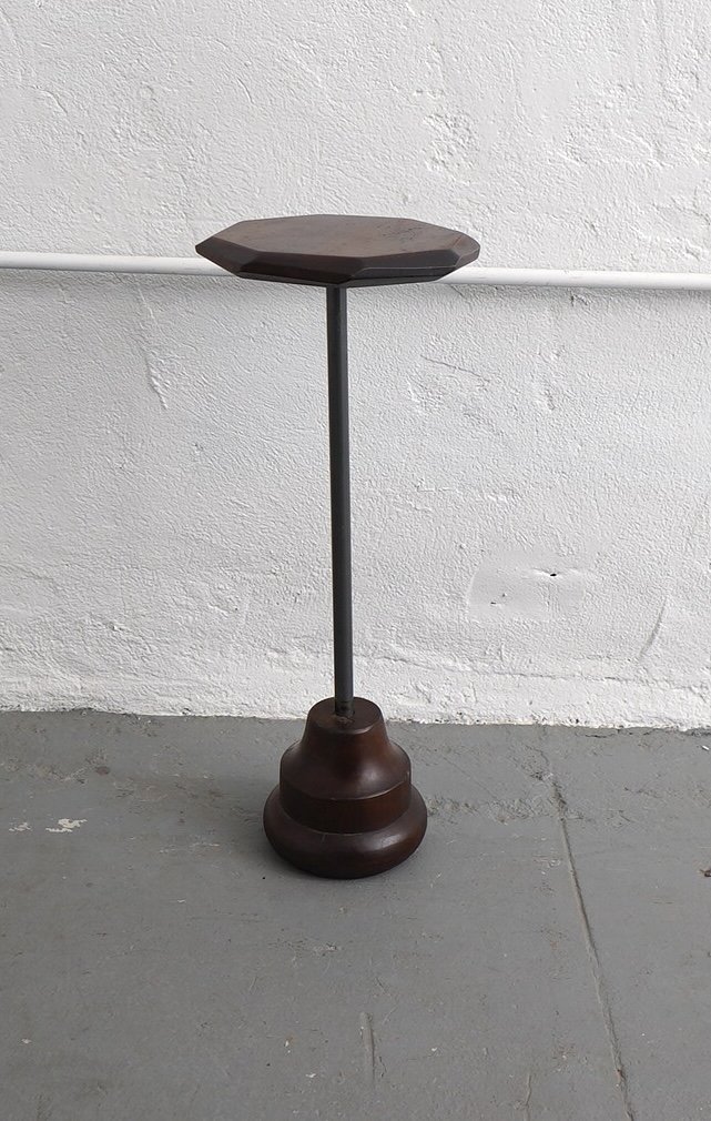 Petite Walnut Side Table, $25, H24.5" x W10" x D10", 2 Total