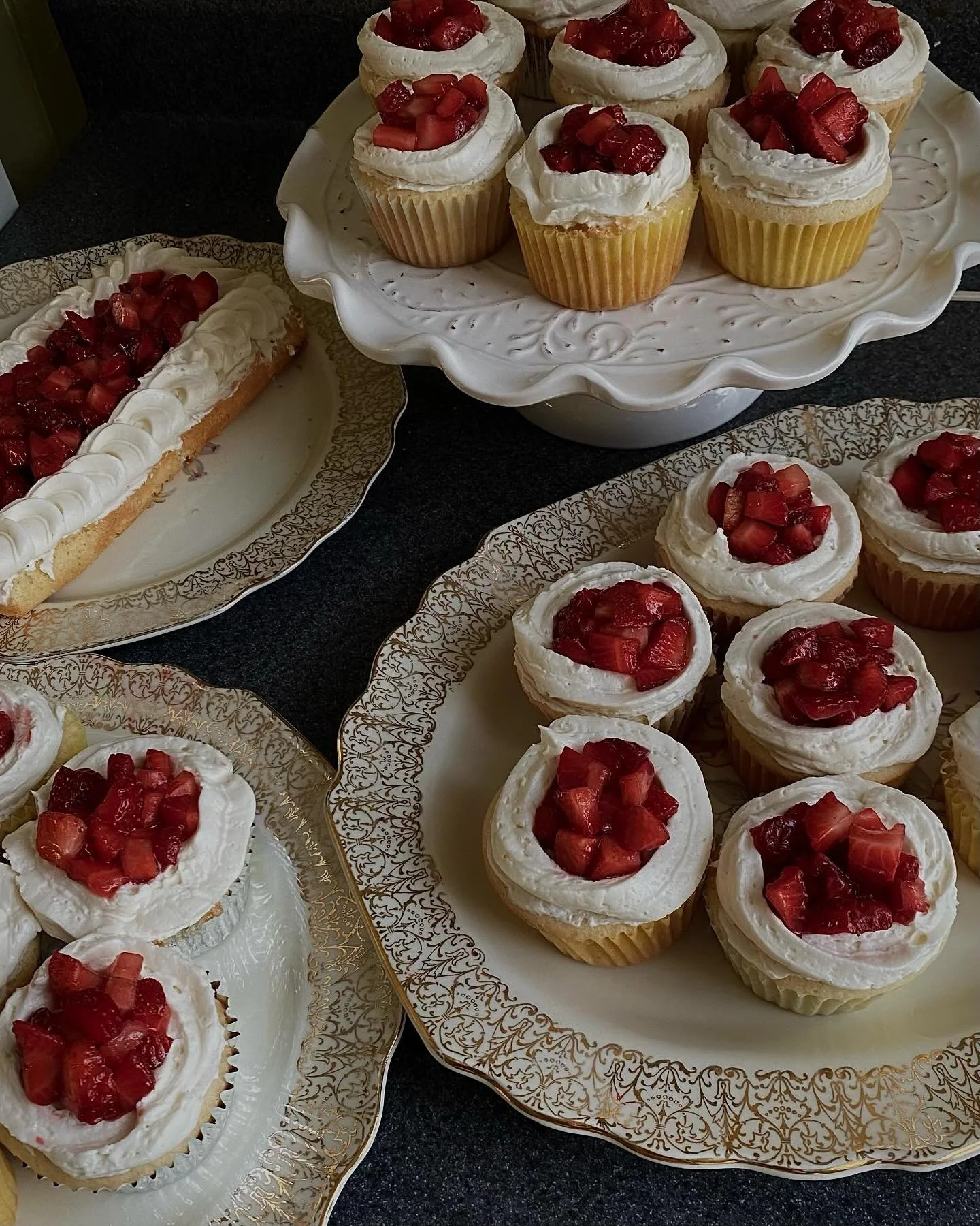 An oldie but a goodie&hellip; these strawberry shortcake cupcakes 🍓