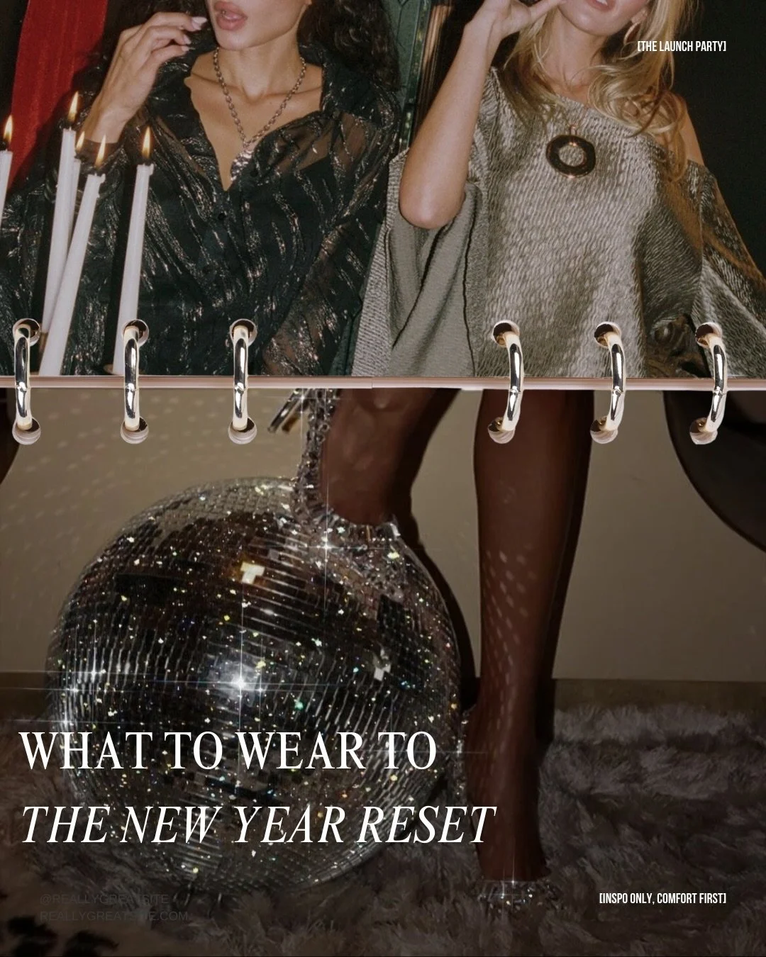 Five days to go! Here&rsquo;s a little inspo for our girls night out but of course wear whatever feels most like you
🖤🪩