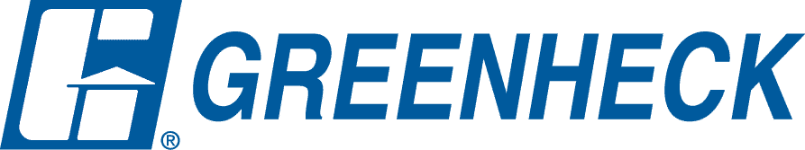 Greenheck logo with stylized 'G' icon and company name in blue font.