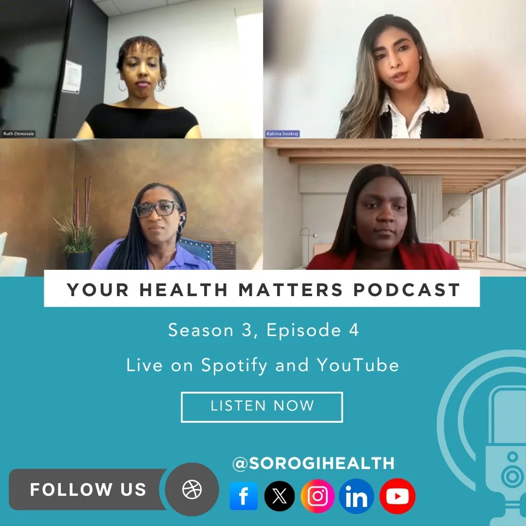 Our interns are grabbing the microphone.

On this episode of Your Health Matters, Dr. Viv hosts our summer interns who have all made incredible impacts here at Sorogi.

LINK IN BIO!!

The future of healthcare is bright.

You don't want to miss this.
