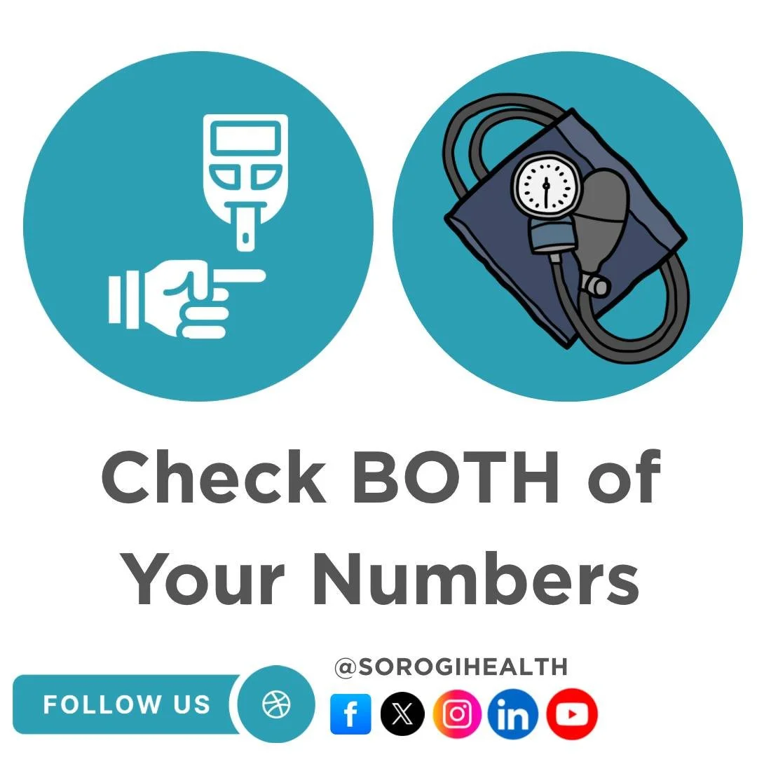 Diabetes and blood pressure work together. 

How?

Diabetes damages blood vessels. 

High blood pressure then pushes them even harder. 

Together? 

They increase your risk of stroke, kidney failure, and heart disease. 

With that in mind, here&rsquo