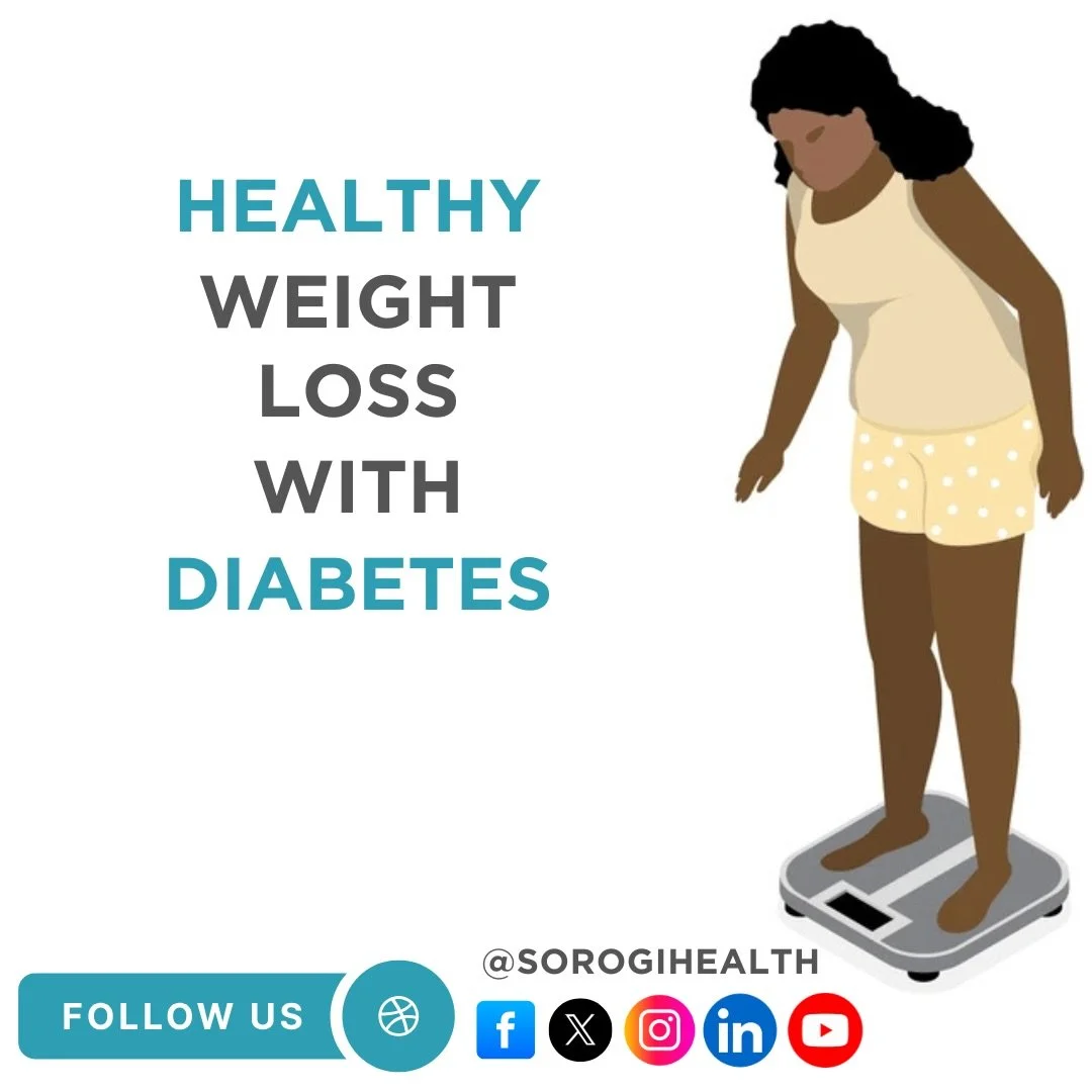 Losing weight is a marathon; it&rsquo;s not a sprint. 

That&rsquo;s especially true if you&rsquo;re living with diabetes. 

Even something as small as 5-7% weight loss improves insulin sensitivity. 

So add more non-starchy vegetables to your plate,