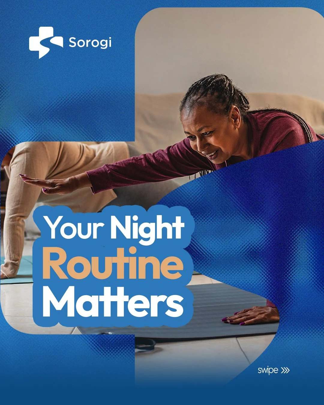 Your body needs a clear signal that it's time to rest and repair, not process and manage. Late meals and stress keep your body working overtime, processing food while cortisol levels stay elevated. 
This makes it harder for your glucose to stabilize 