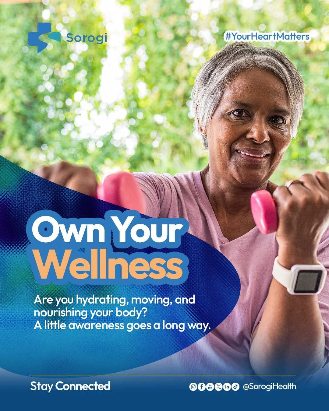 Your health is a lifelong commitment, not a one-time accomplishment. 

Take a moment today to check in with yourself: 
Are you sipping enough water throughout the day? Finding time to move your body, even if it's just a walk around the block? Nourish