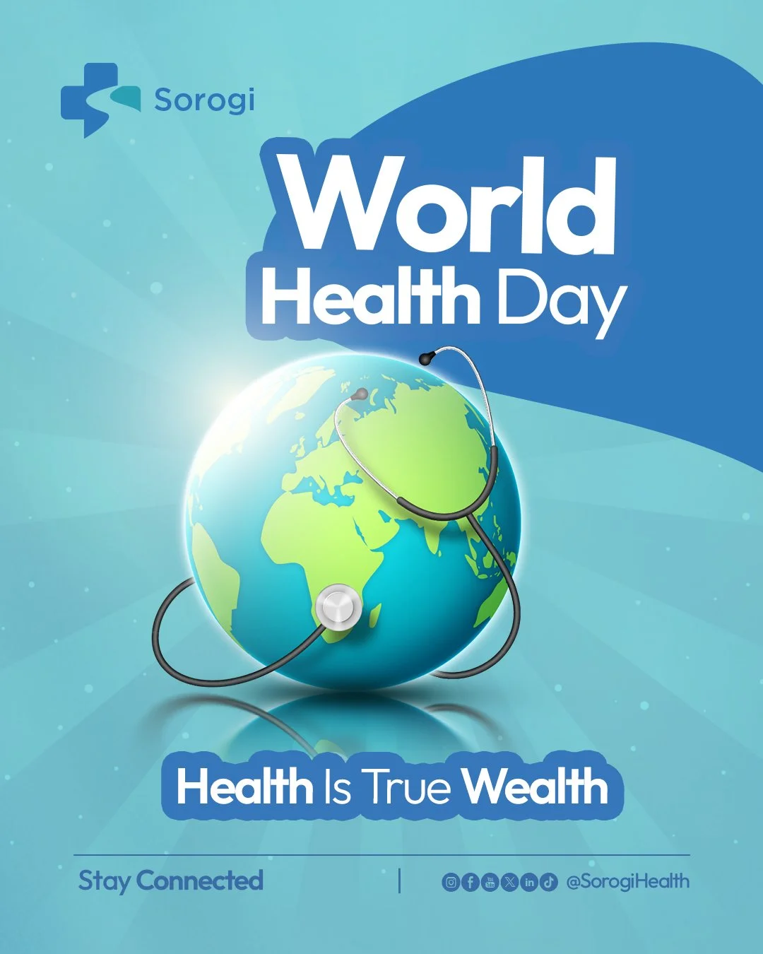 Real wealth isn't in your account. It's in how you feel. 🌍💙

Happy World Health Day.

Your health is not a luxury. It's the foundation everything else is built on.

Not your bank account. Not your title. Not your achievements. Your health.

When yo