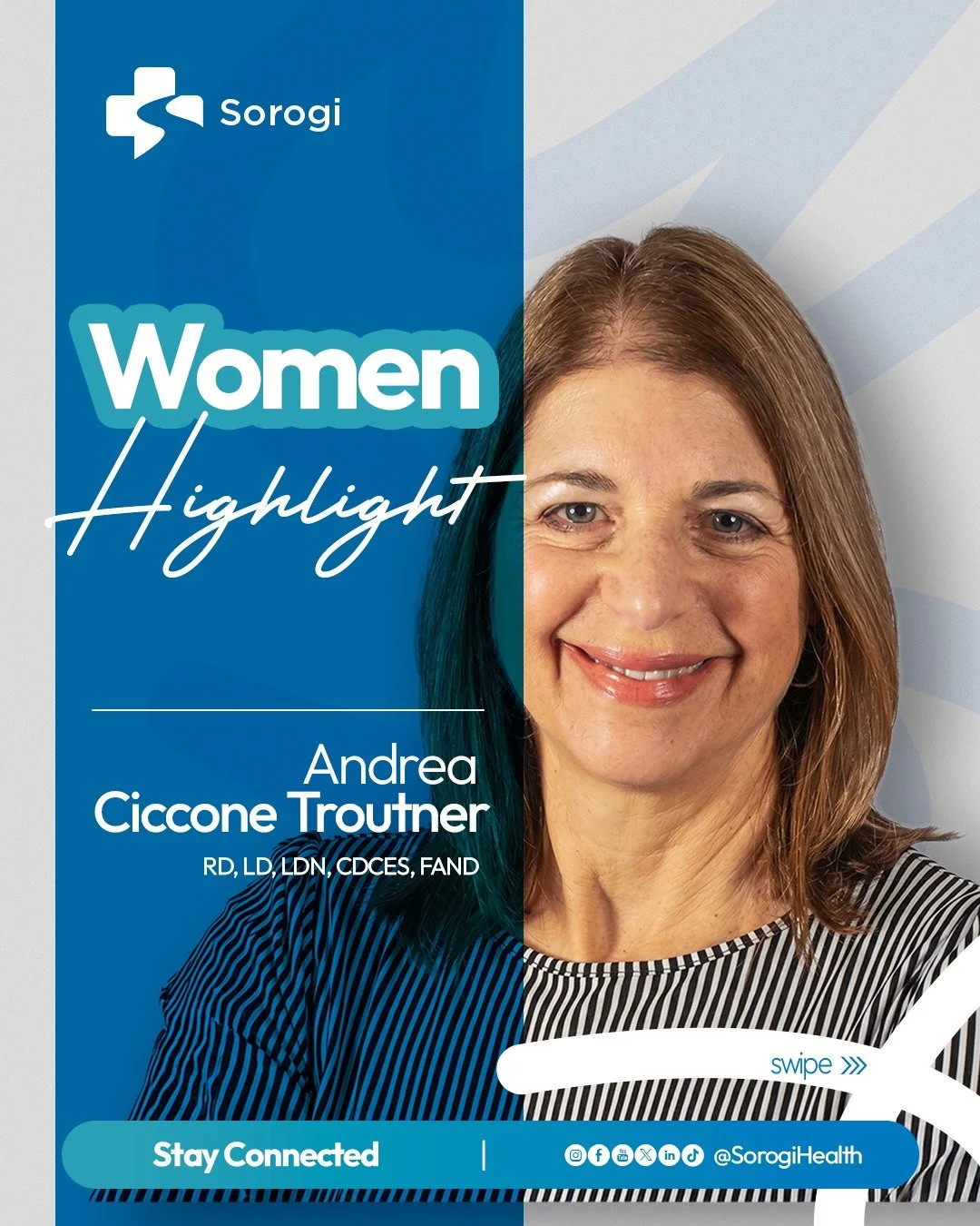 Andrea made a strong impact this quarter by leading grocery tours, providing practical nutrition education, and facilitating discussions to promote healthier, well-balanced meals. 
Her hands-on approach empowered participants to make more informed li