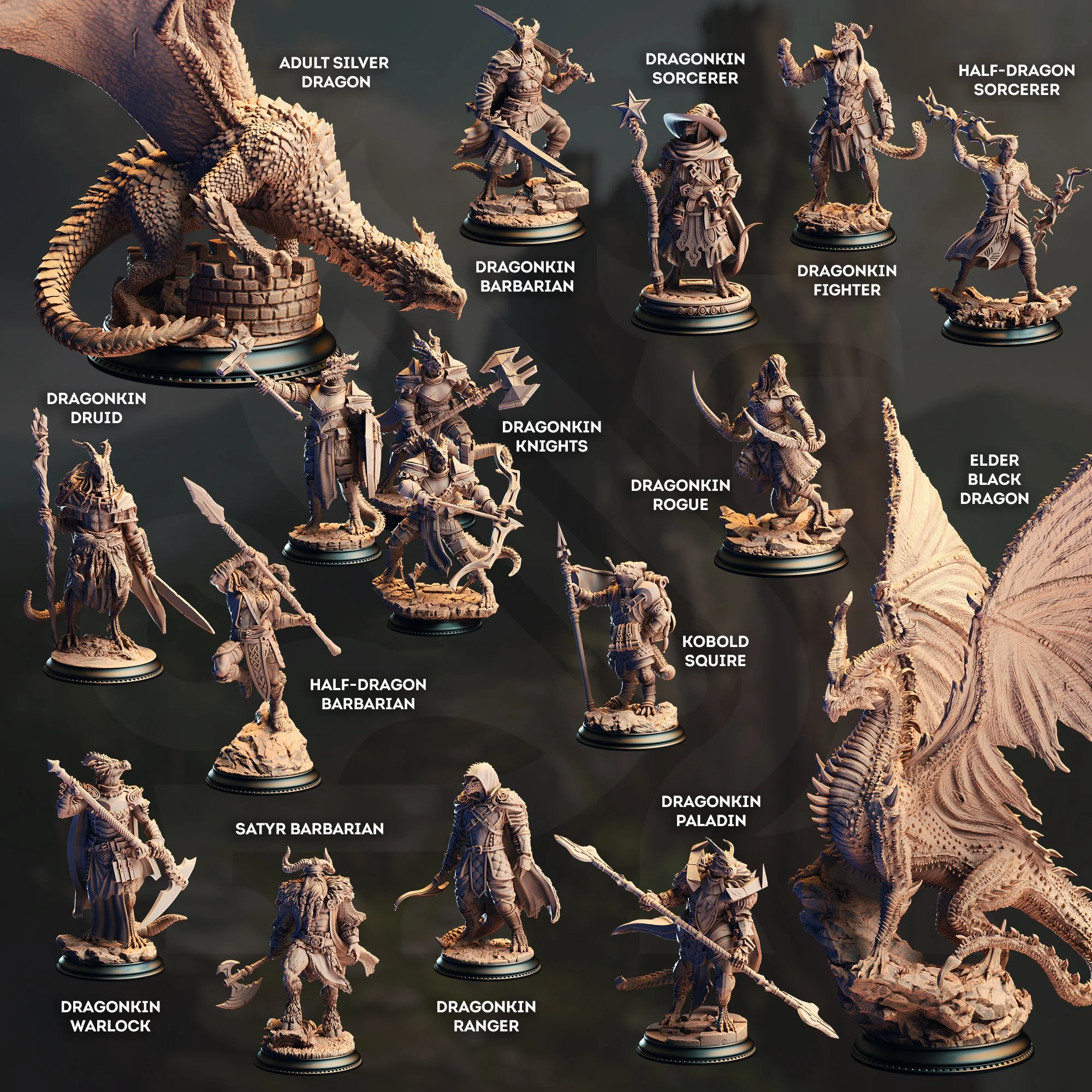 DM Stash Clash Of The Dragons Campaign Miniatures | DND