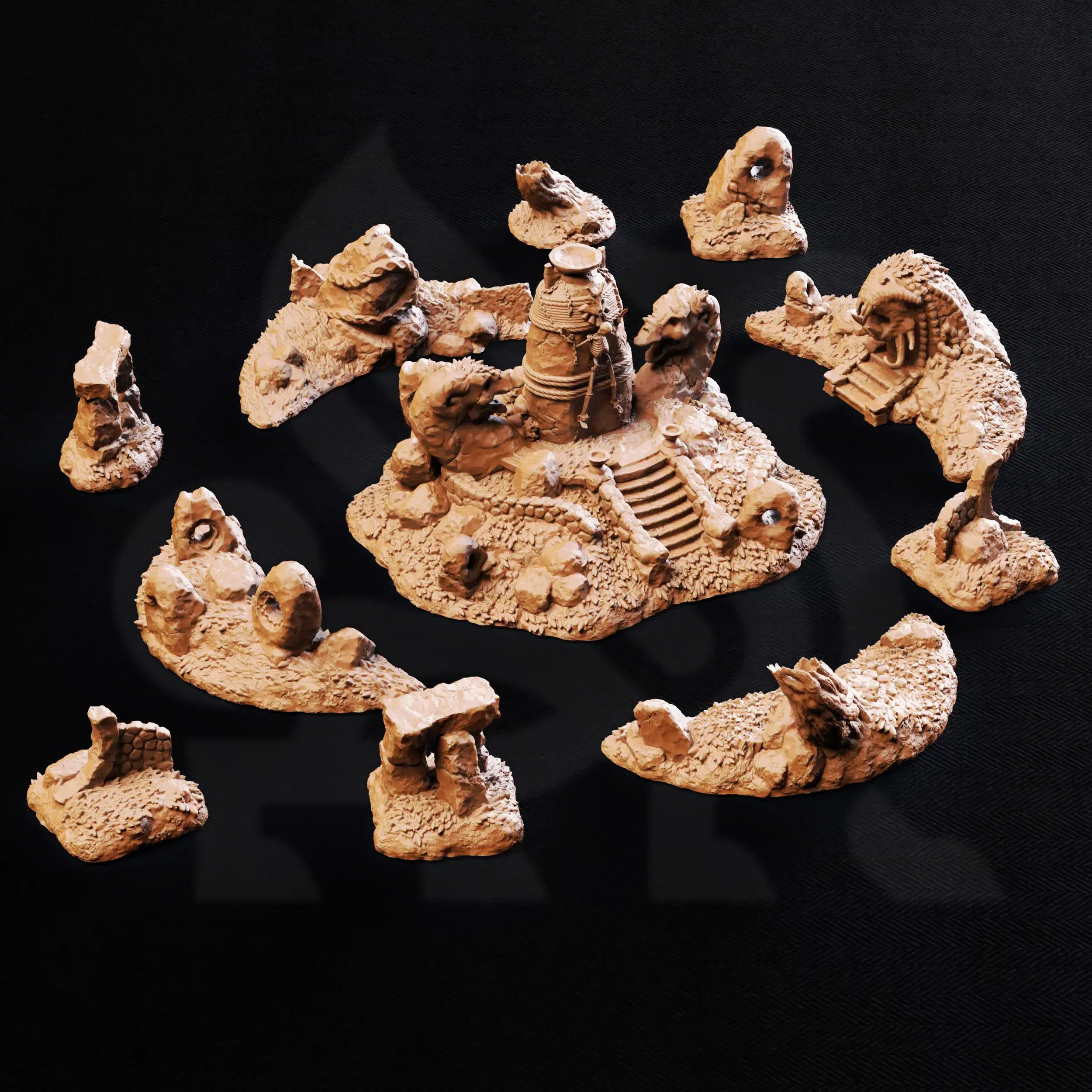 DM Stash | The Bloodied Cairn Terrain