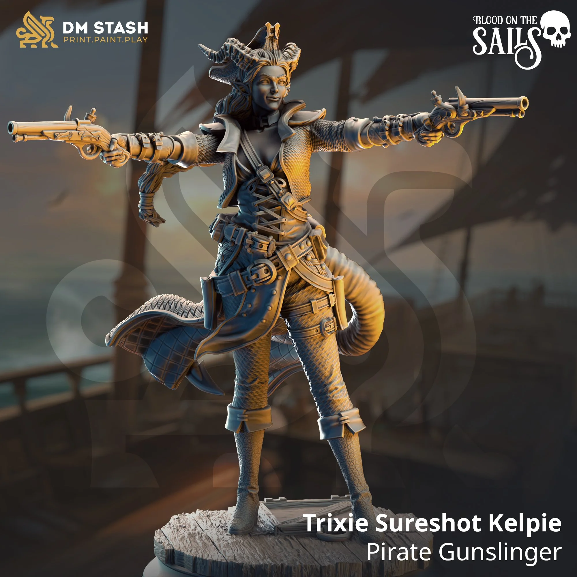 Trixie Sureshot Kelpie - Pirate Gunslinger.jpg
