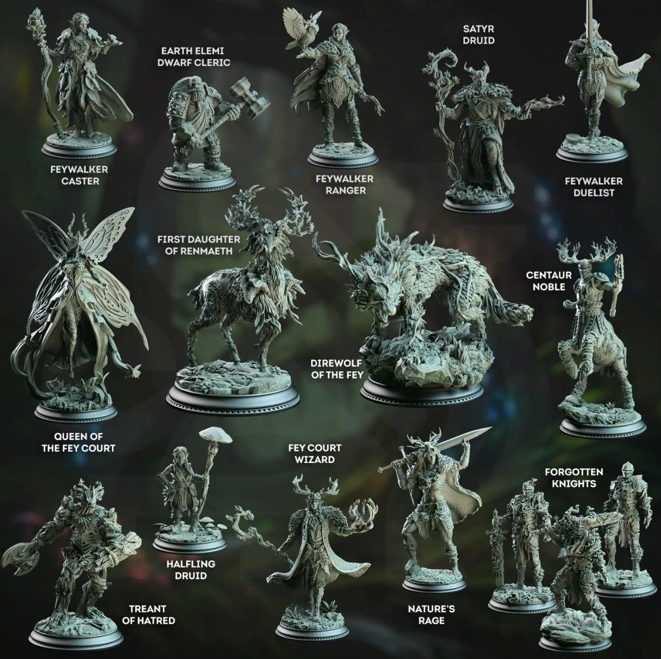 DM Stash The Fey Court Campaign Miniatures | Dungeons & Dragons | DND