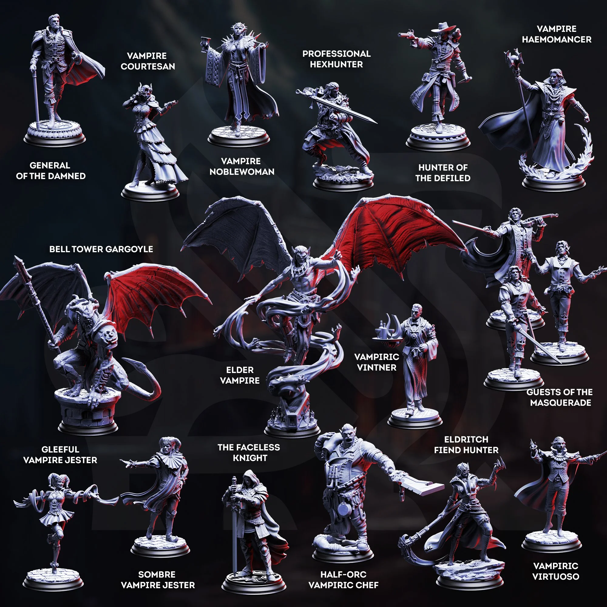 DM Stash The Crimson Masquerade Campaign Miniatures | DND