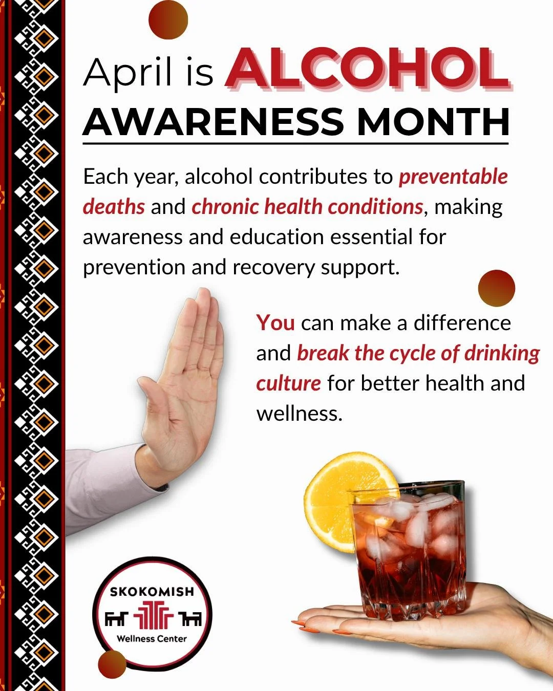 April is Alcohol Awareness Month 🥃🍷😵&zwj;💫
This month is a time to raise awareness, reduce stigma, and support healthier choices for ourselves and our communities. Whether it&rsquo;s learning more about the effects of alcohol, checking in on your